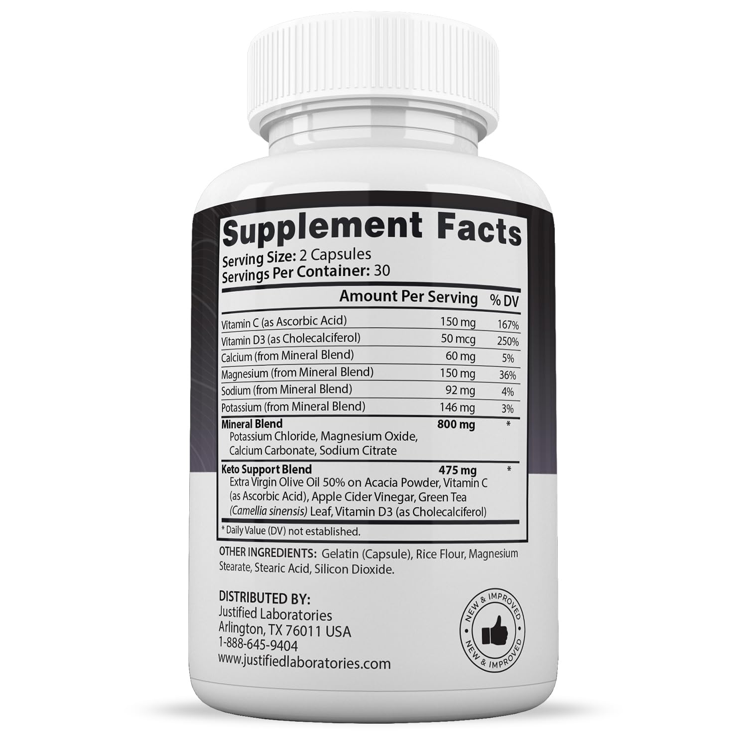 Advanced Keto 1500 Keto Pills 1275MG New & Improved Formula Contains Apple Cider Justified Laboratories uk supplements