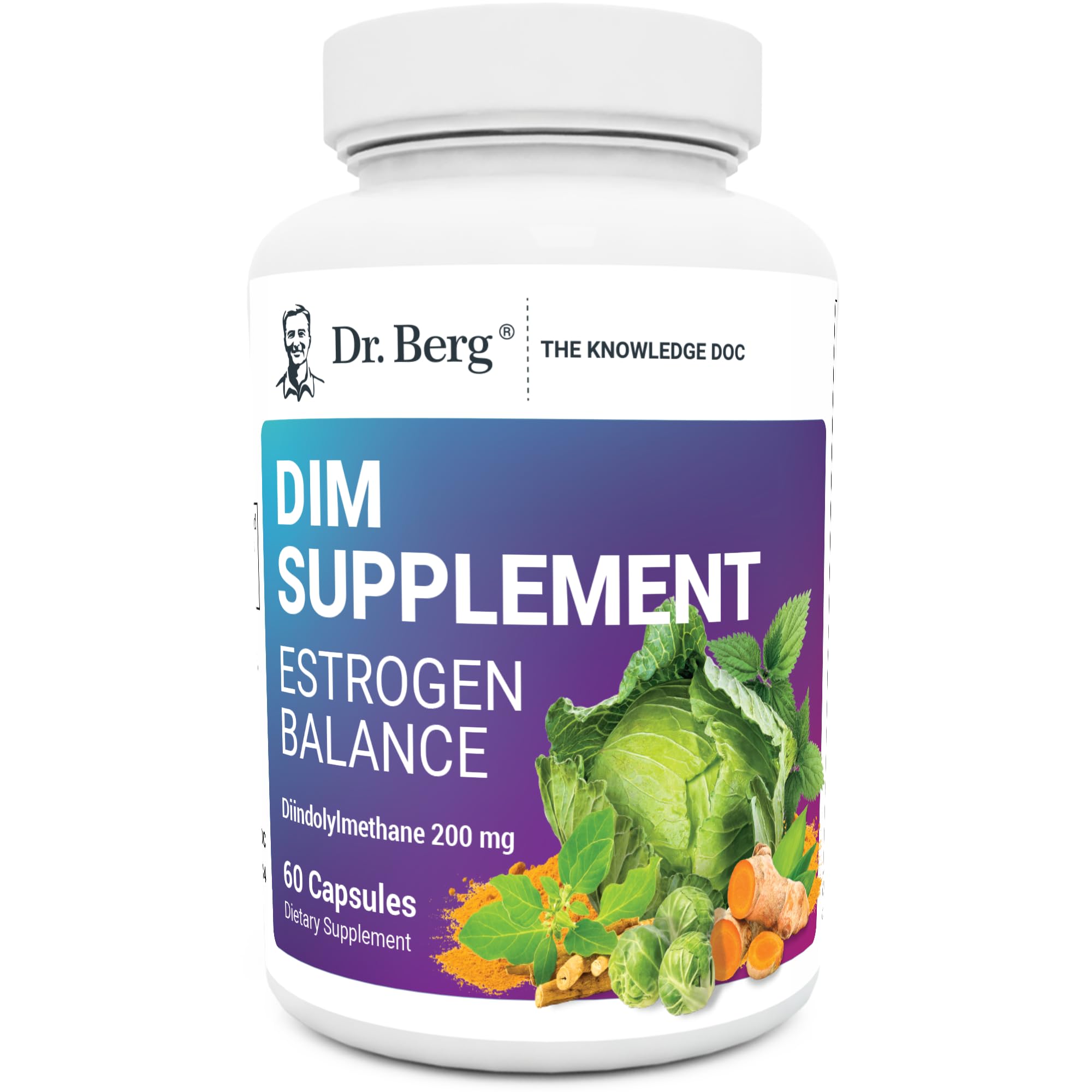 Dr. Berg DIM Supplement Estrogen Balance - Original Estrogen Supplement for Women with Diindolylmethane Dr. Berg Nutritionals uk supplements