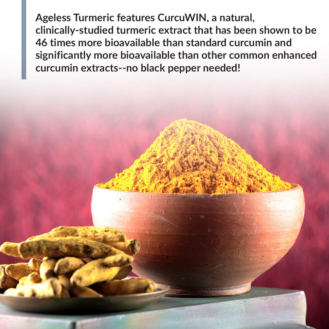 BioTrust Ageless Turmeric Supplement - CurcuWIN Turmeric Curcumin with Ginger Extract BioTrust uk supplements