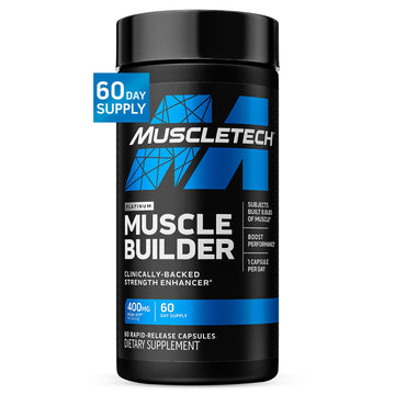 Muscletech Nitric Oxide Supplements for Men & Women, Muscle Builder (60 Capsules) - Nitric Oxide Booster Supplement Supports Muscle Gain & Performance MuscleTech uk supplements
