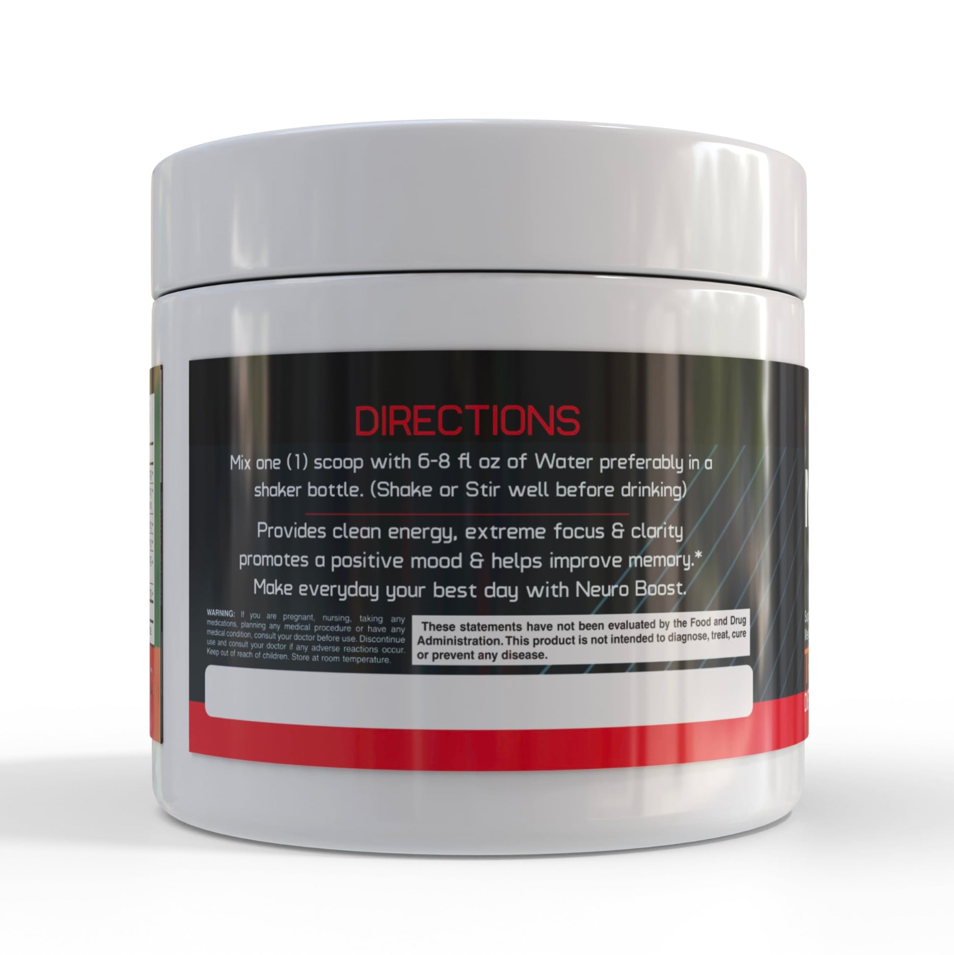 GMU SPORT Nootro-Prime Brain Boost - Focus Brain Supplement - Mushroom Supplement Powder with Alpha GPC, Nootropic Brain Supplements for Memory and Focus with Lions Mane, 30 Servings, Tropical Flavor GMU SPORT uk supplements