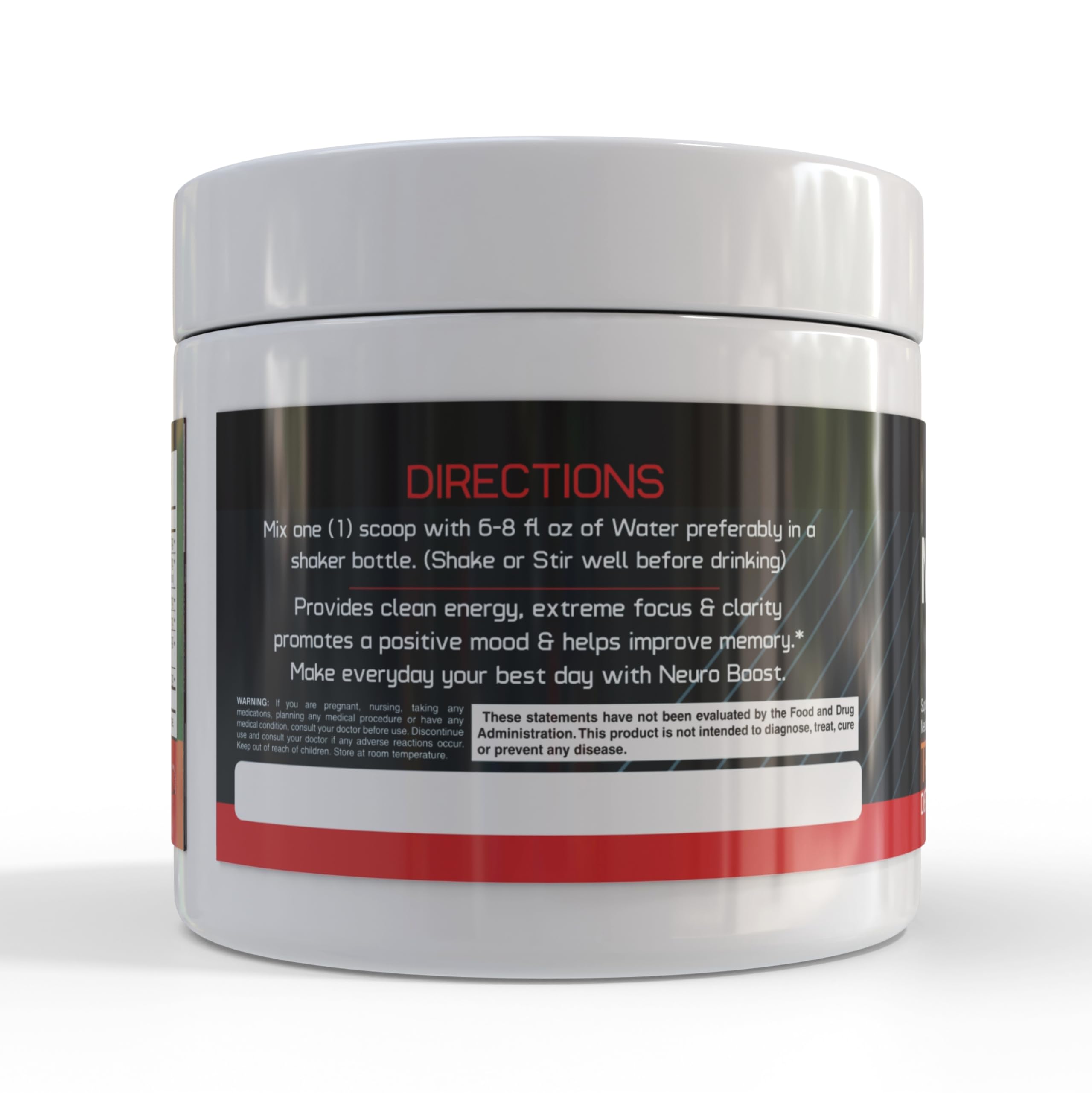 GMU SPORT Nootro-Prime Brain Boost - Focus Brain Supplement - Mushroom Supplement Powder with Alpha GPC, Nootropic Brain Supplements for Memory and Focus with Lions Mane, 30 Servings, Tropical Flavor GMU SPORT uk supplements
