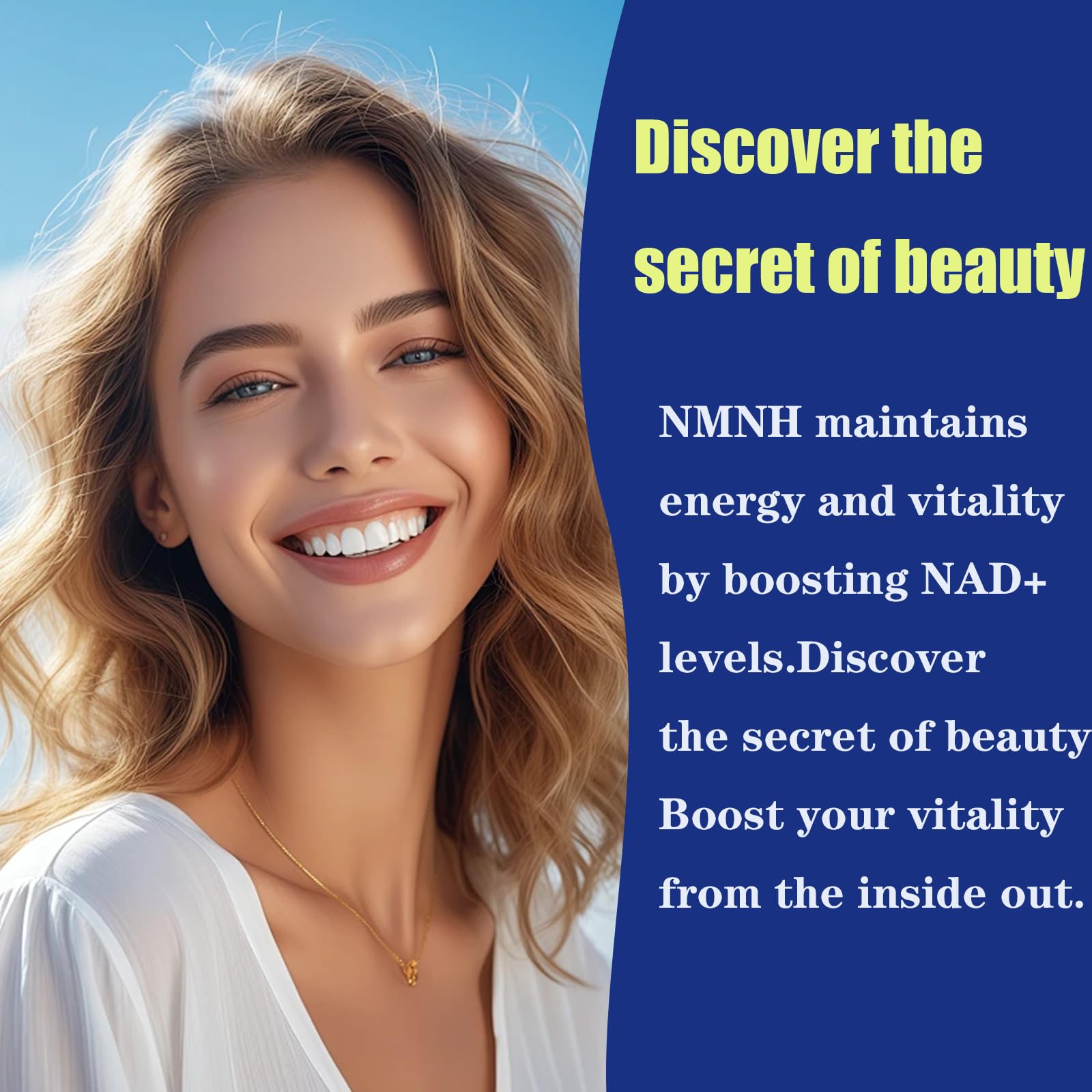 NMNH (Dihydronicotinamide Mononucleotide),NMNH Supplement 1000mg Pure Nicotinamide Mononucleotide Boosts NAD+ Levels, NAD Supplement,for Energy,Immune,Non-GMO, Gluten Free,120 Capsules Lofei uk supplements