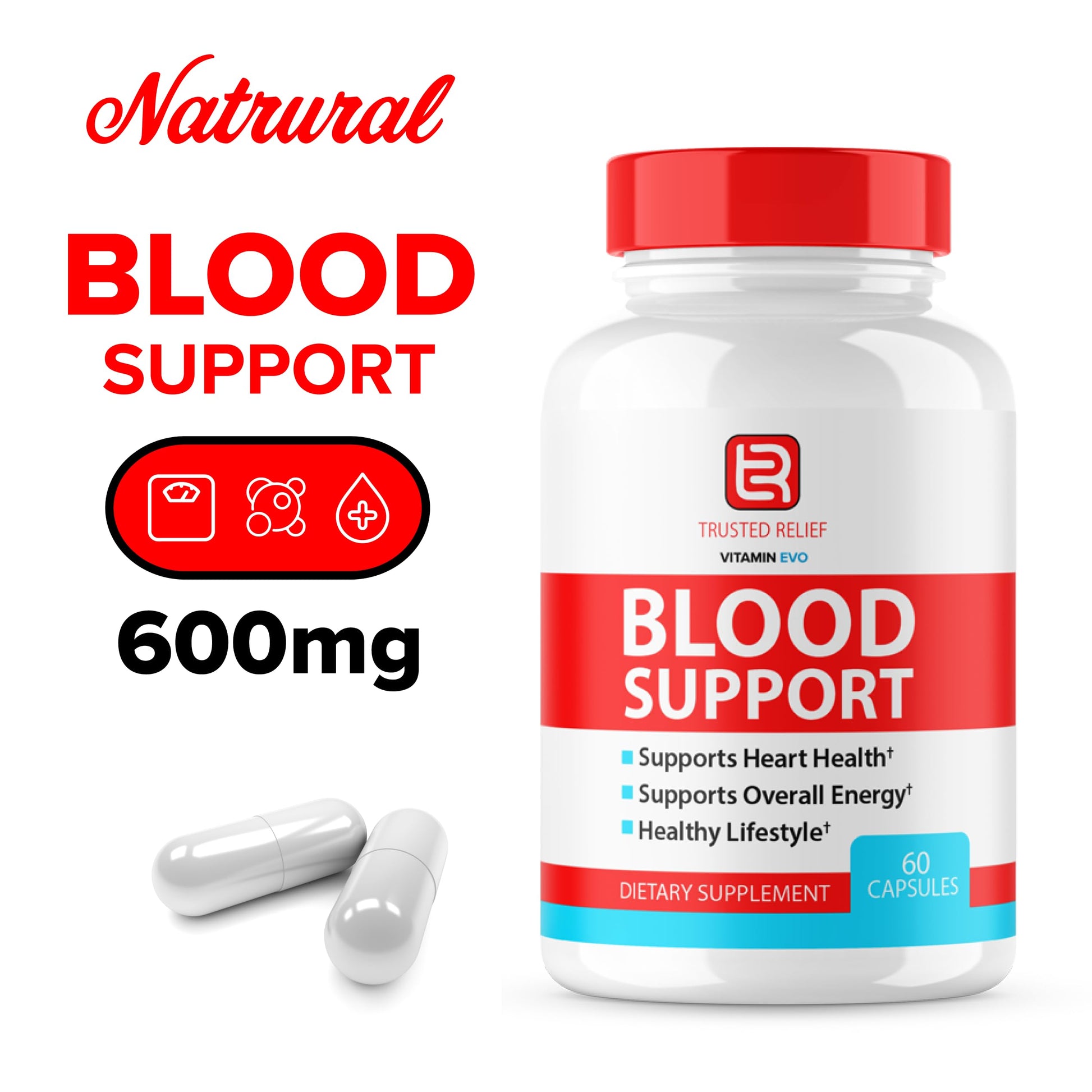 (2 Pack) Trusted Relief Blood Support Capsules, Trusted Relief Advanced Strength Glycogen Reviews Healthy Levels Support Supplement, TrustedRelief Maximum Blood Support Formula Supplement (120 Caps) Vitamin Evo uk supplements