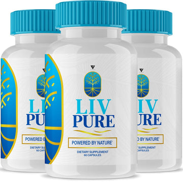 (3 Pack) Liv Pure Pills, Livpure Liver Detox Cleanse Management Capsules Advanced Formula Supplement Fyvus uk supplements