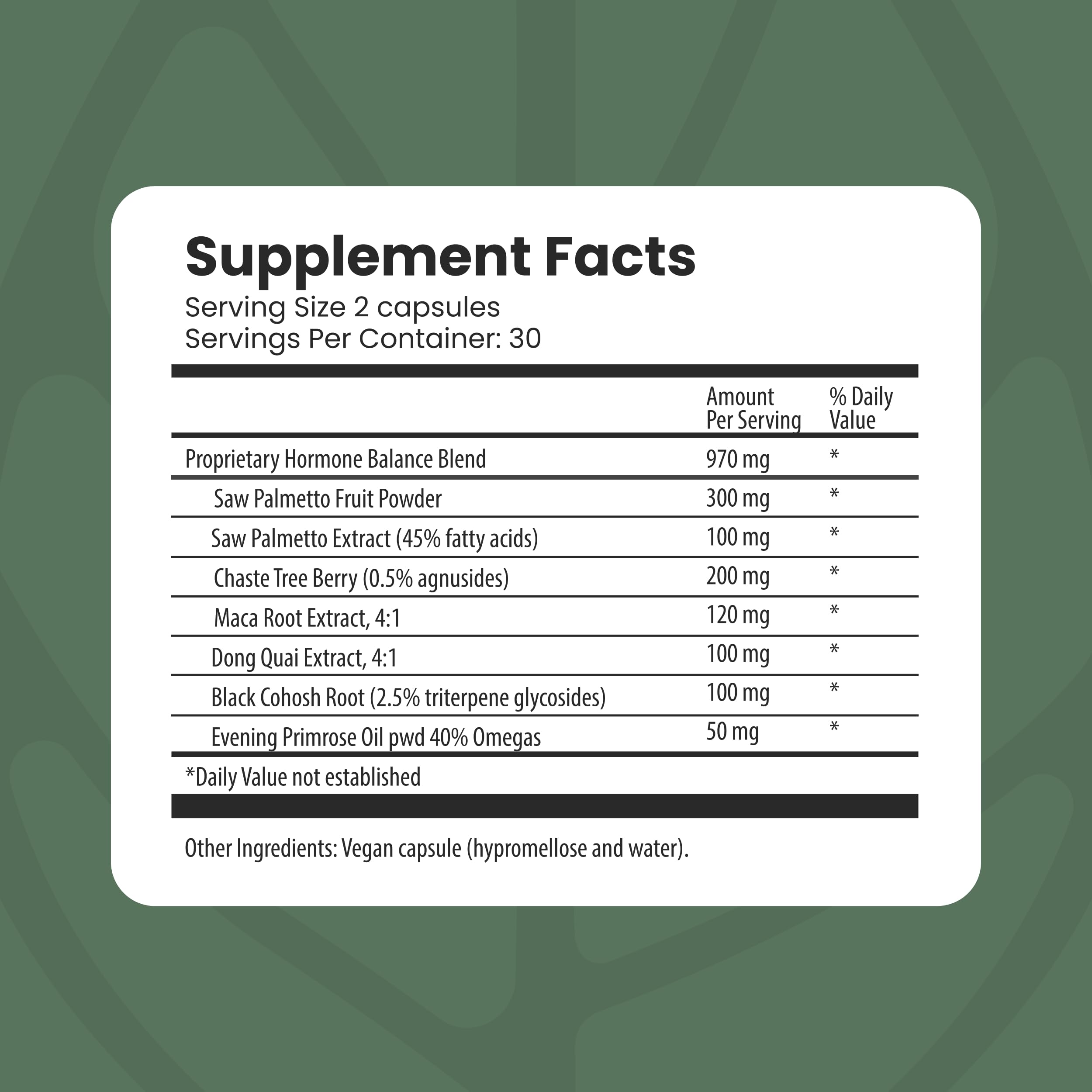 The Spa Dr. Hormone Balance for Women - Menopause Supplements for Women with Saw Palmetto, Chaste Tree Berry, Dong Quai for Night Sweats, Hot Flashes & Mood Swings - Menopause Support - 60 Capsules The Spa Dr. uk supplements