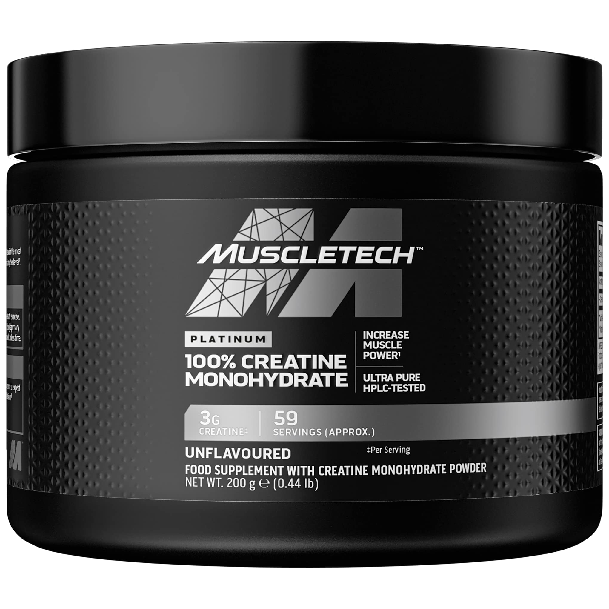 MuscleTech Platinum 100% Creatine Monohydrate Powder, Pure Creatine, Increase Muscletech uk supplements