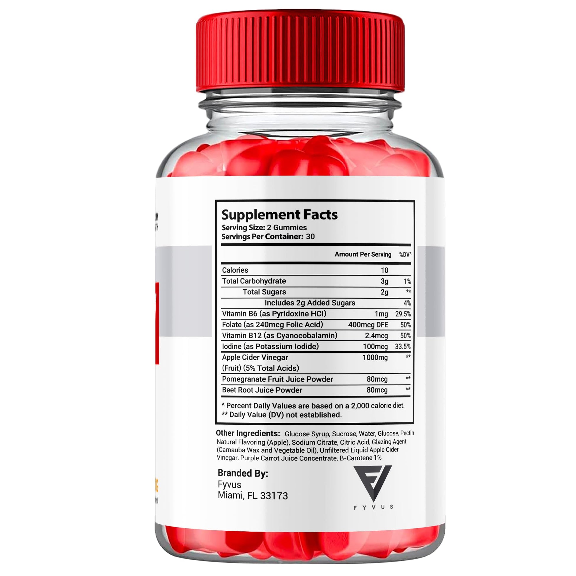 Macro Keto ACV Gummies Advanced Apple Cider Vinegar Vitamin Supplement Fyvus uk supplements