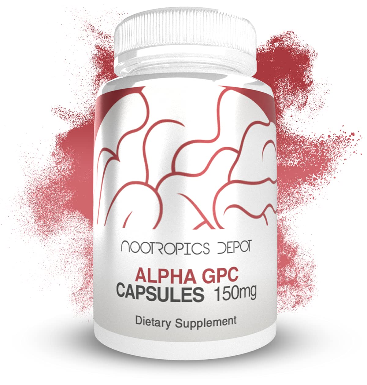 Nootropics Depot Alpha GPC Capsules | 150mg | 60 Count | Choline Supplement | Brain Health Supplement | Supports Healthy Brain Function | Enhance Cognition, Memory + Focus Nootropics Depot uk supplements