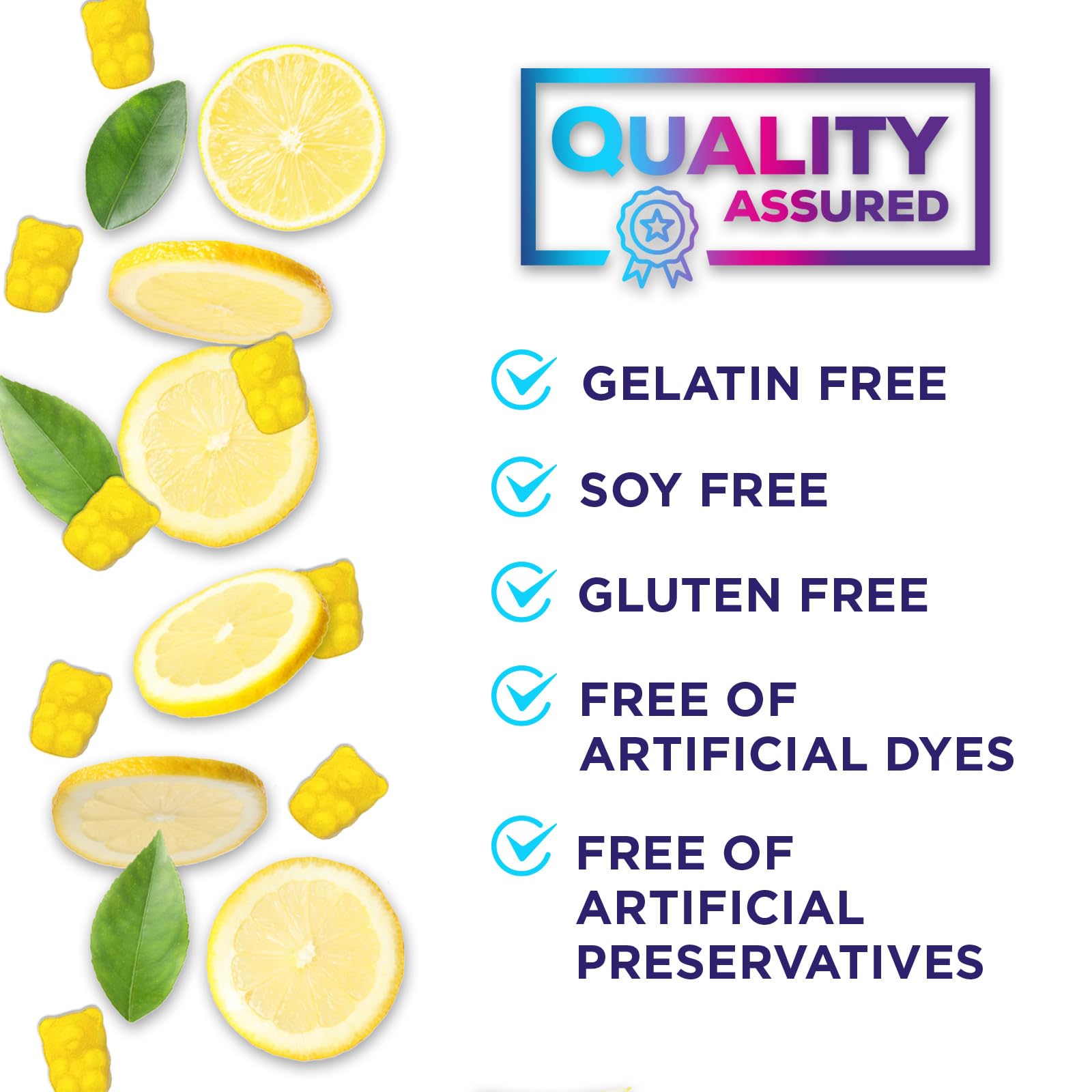 Hydration Electrolyte Gummies - Daily Liquid Replenisher Gummy - Electrolyte Multiplier with Minerals, Potassium & Real Salt - Vegan, Non-GMO - Tasty Lemon Flavor Hydration Electrolytes Nature's Nutrition uk supplements