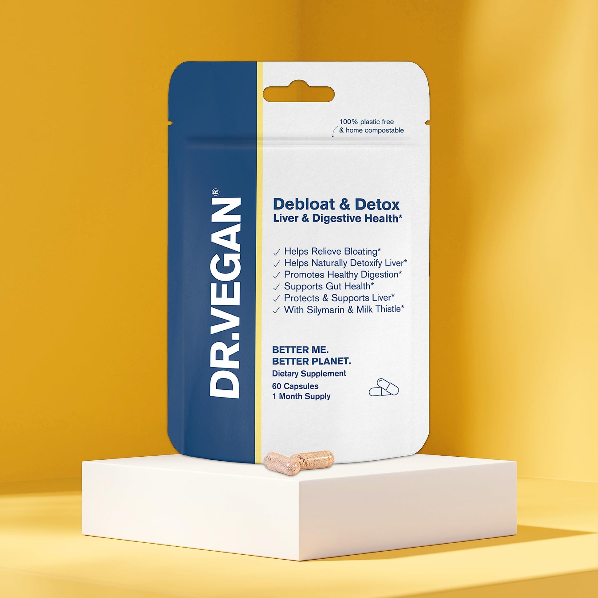 DR.VEGAN Debloat & Detox | Bloating, Digestion, Liver Support | Vitamins & Supplements dr vegan uk supplements
