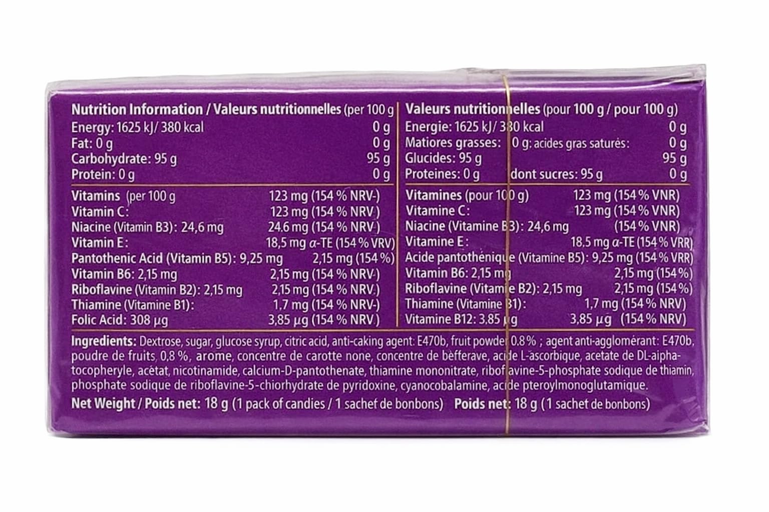 Cedevita Multivitamin Healthy and Sweet Candies - Pack of 8 (Forest Fruit) SORINA uk supplements