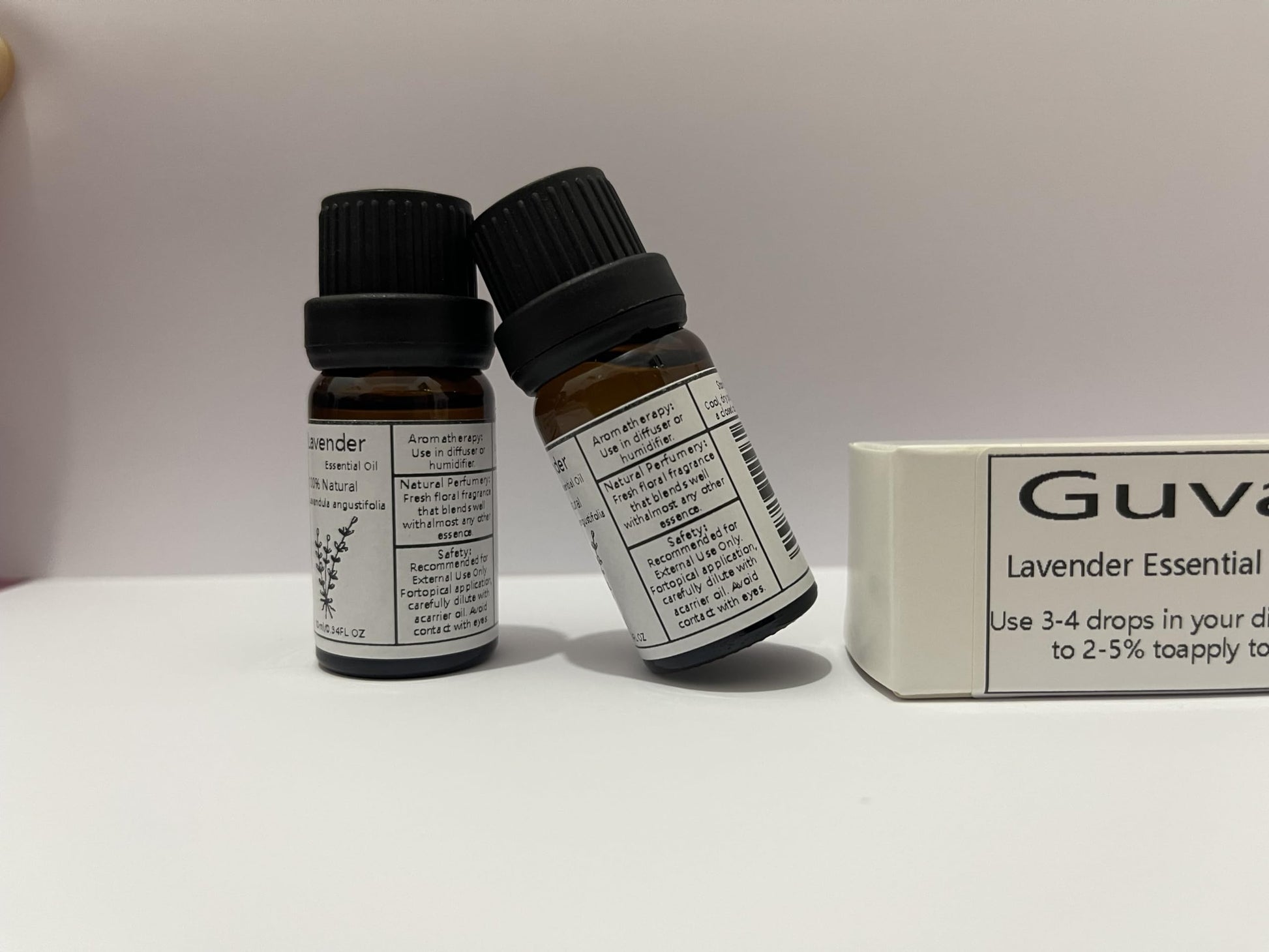 Guvar Lavender Essential Oil Pure for Diffuser for Aromatherapy and Home 100% Pure Natural Extraction Guvar uk supplements