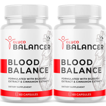(2 Pack) Glyco Balancer Capsules, Official GlycoBalancer Health Support Pills with All Natural Ingredients, Glyco Balancer Advanced Health Support with Premium Vitamins for Women & Men (120 Capsules) MJO uk supplements