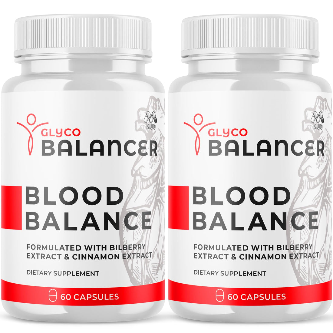 (2 Pack) Glyco Balancer Capsules, Official GlycoBalancer Health Support Pills with All Natural Ingredients, Glyco Balancer Advanced Health Support with Premium Vitamins for Women & Men (120 Capsules) MJO uk supplements