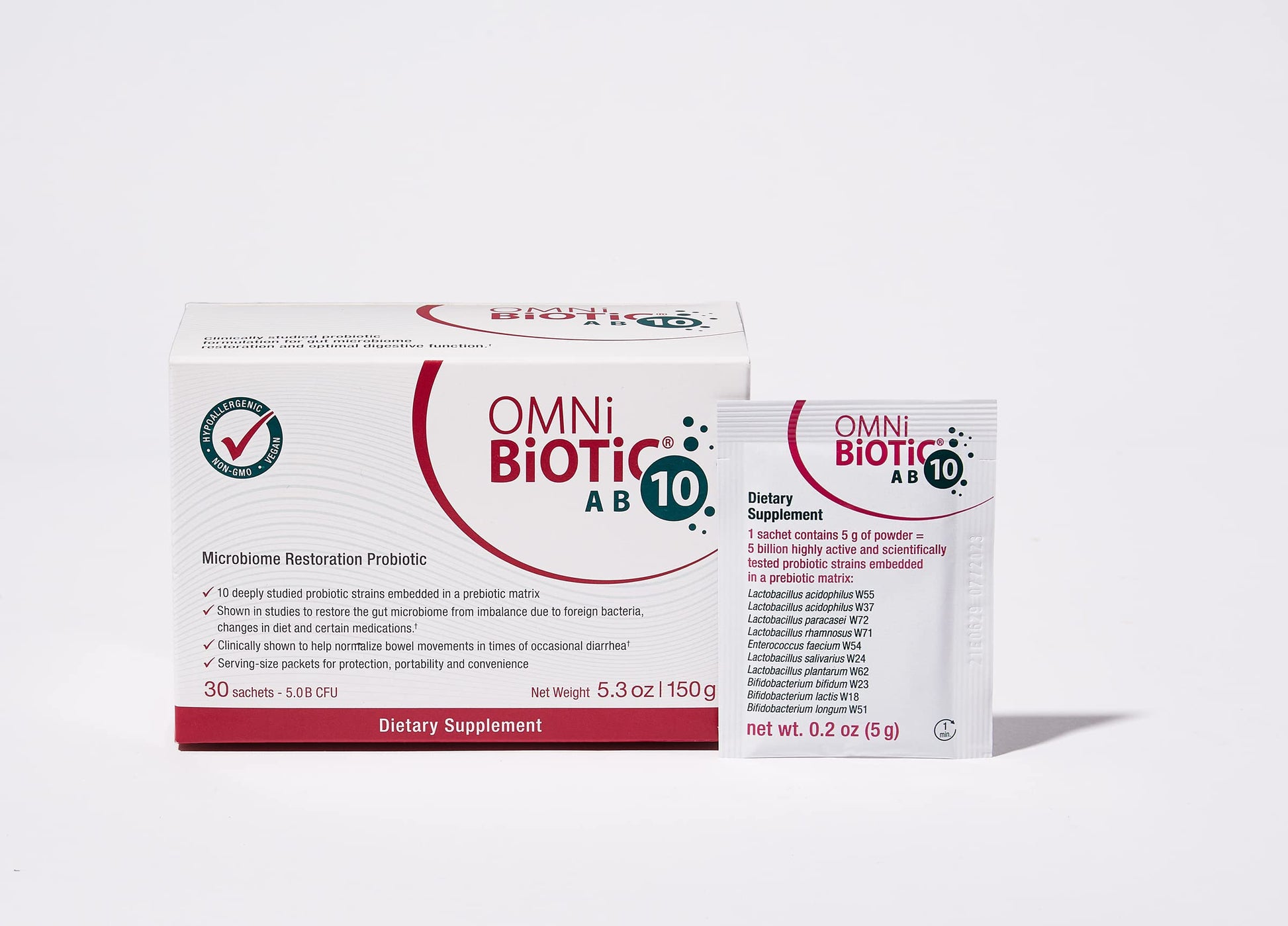OMNi BiOTiC AB 10 - Clinically Tested Restorative Probiotic - Supports & Restores Gut Flora & Digestion OMNi BiOTiC uk supplements