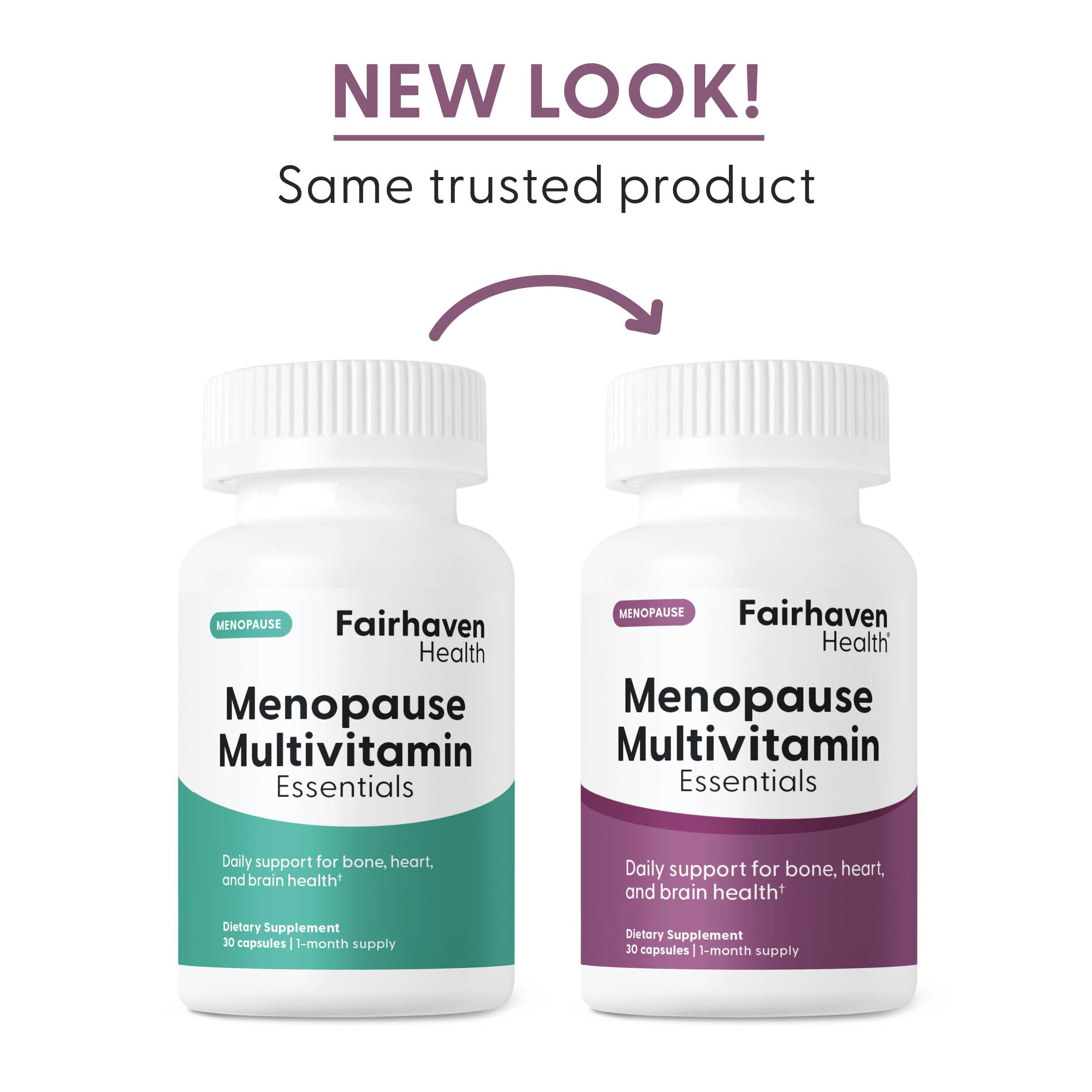Fairhaven Health Menopause Multivitamin Essentials | Hormone Free Menopause Supplements for Women | Methylated Multivitamin for Women 50 and Over | Non-GMO | Perimenopause Supplements | 30 Capsules Fairhaven Health uk supplements