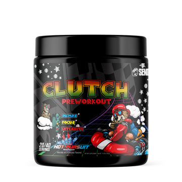 Sender Brand Clutch Hot Pursuit - High-Stim Pre-Workout Powerhouse with Beta Alanine Sender uk supplements