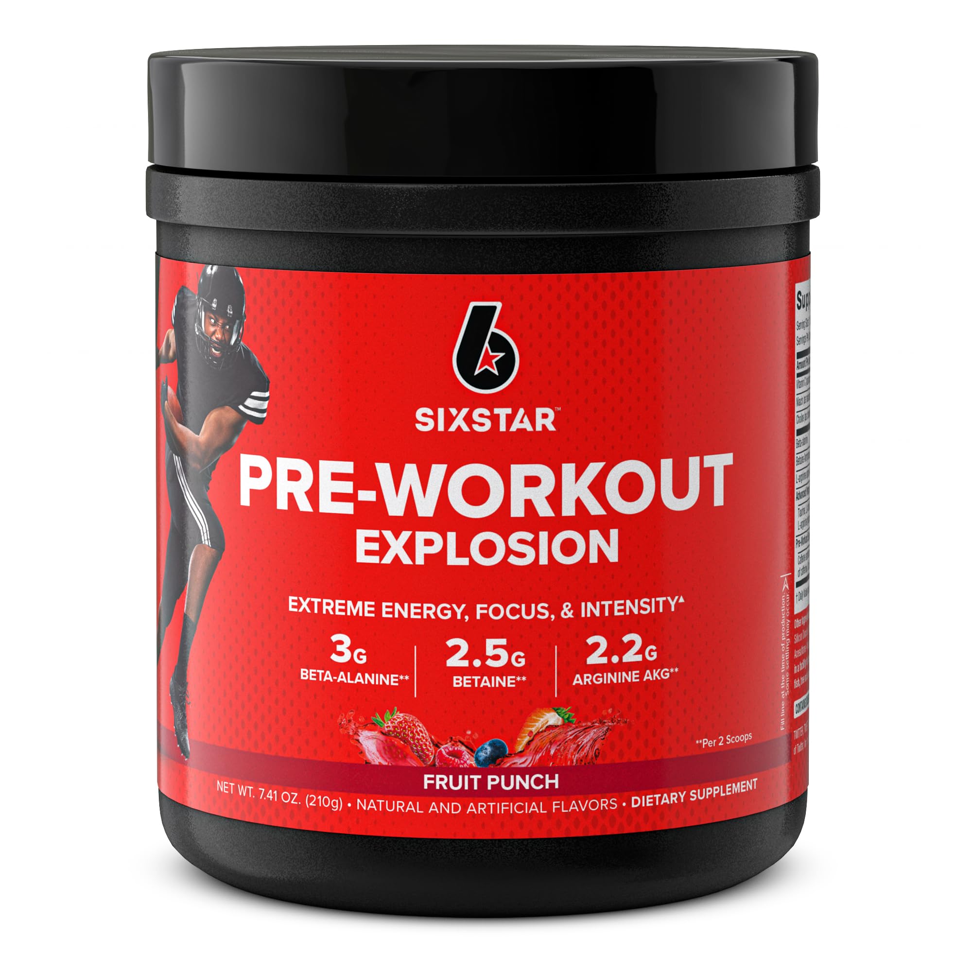 Six Star Pre Workout, PreWorkout Explosion, Pre Workout Powder for Men & Women Six Star uk supplements