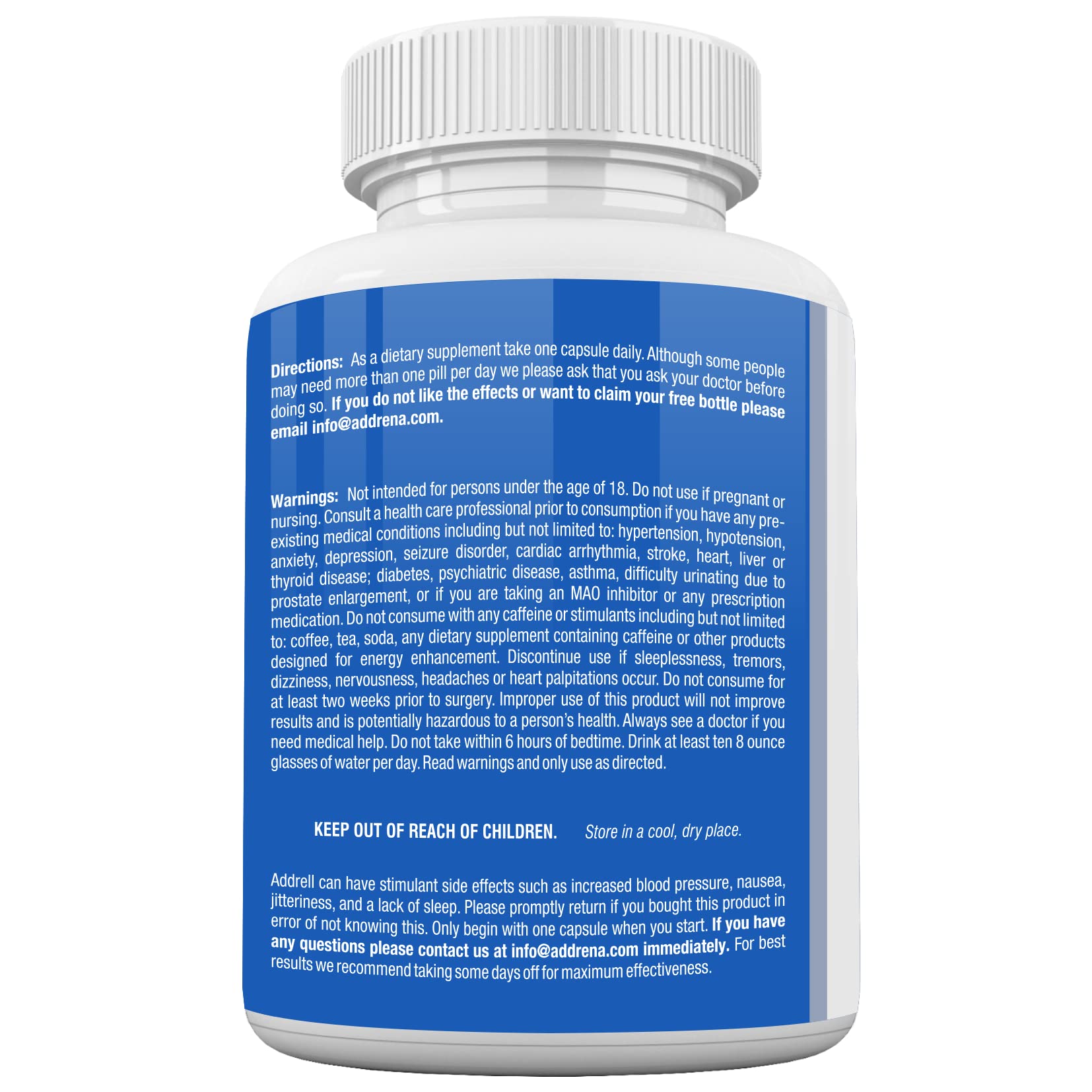 Focus Pep Addrell Energy Stimulant Pills- Natural Nootropic Brain Supplement Alternative Pill & Study Supplements Substitute to Elevate Mental Clarity for Women & Men OTC- 60 Mind Booster Capsules Focus Pep uk supplements