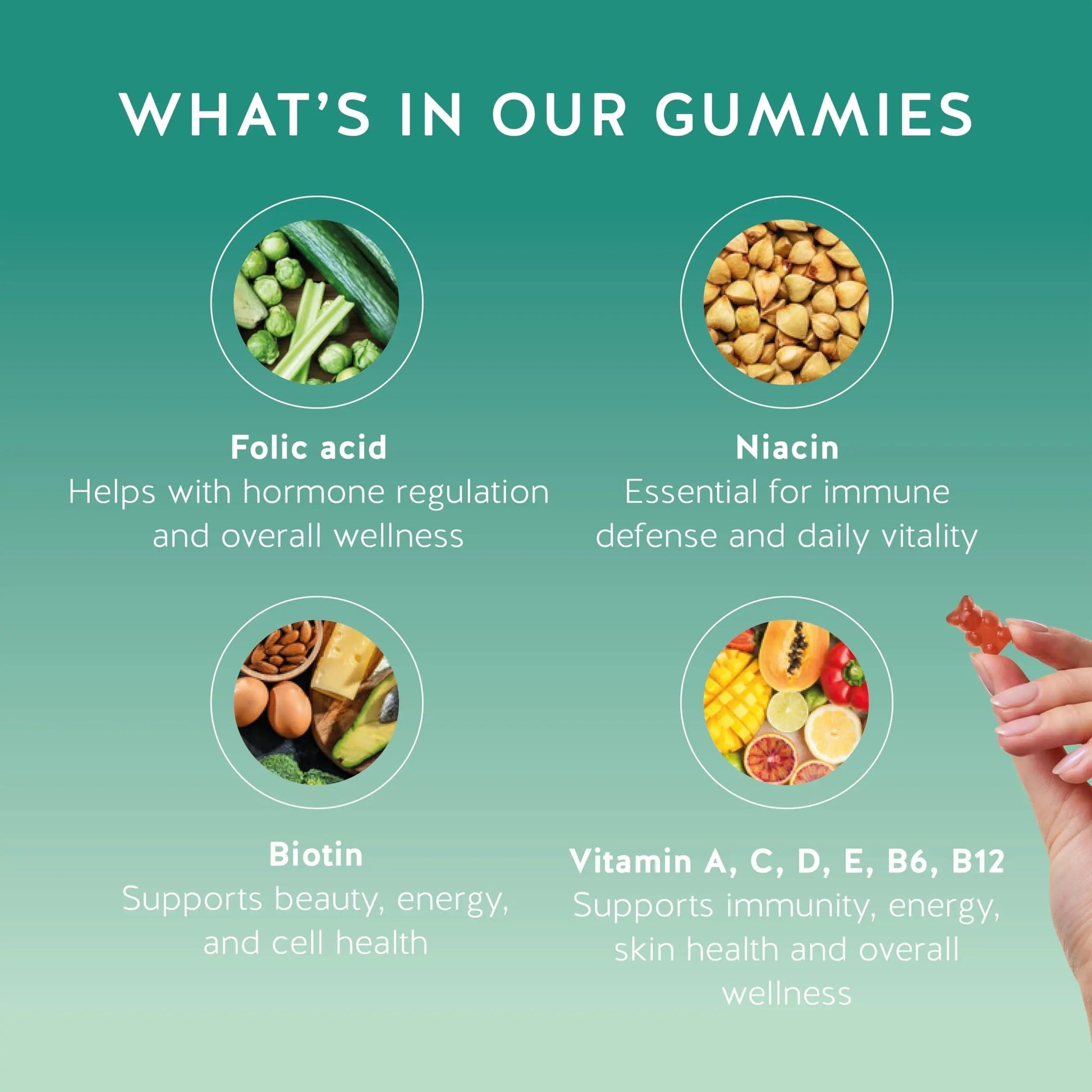 Bears with Benefits Immune Support Gummies – Vitamin C, D, B6 & B12 – Daily Immune Boost – Vegan, Naturally Flavored (60 Gummies) Bears with Benefits uk supplements