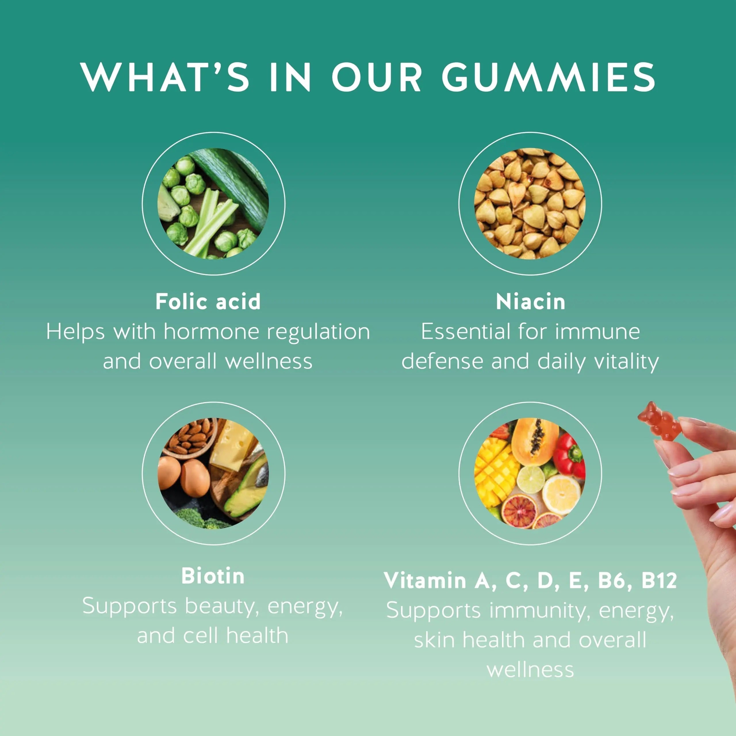 Bears with Benefits Immune Support Gummies – Vitamin C, D, B6 & B12 – Daily Immune Boost – Vegan, Naturally Flavored (60 Gummies) Bears with Benefits uk supplements