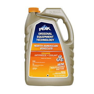 PEAK OET Extended Life Orange 50/50 Prediluted Antifreeze/Coolant for North American Vehicles, 1 Gal. PEAK uk supplements