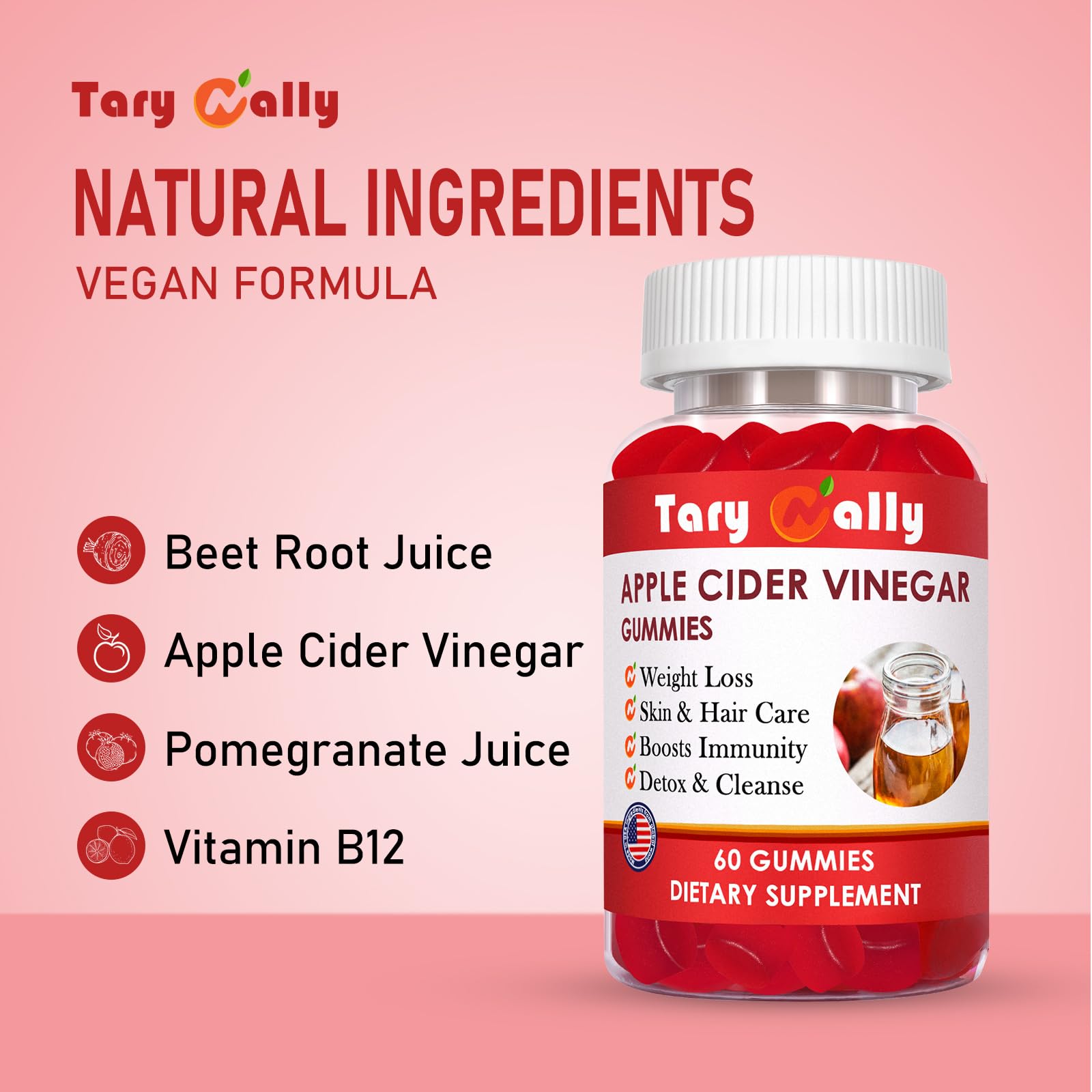Apple Cider Vinegar Gummies Keto ACV Gummies for Weight Loss and Belly Fat Tary Nally uk supplements