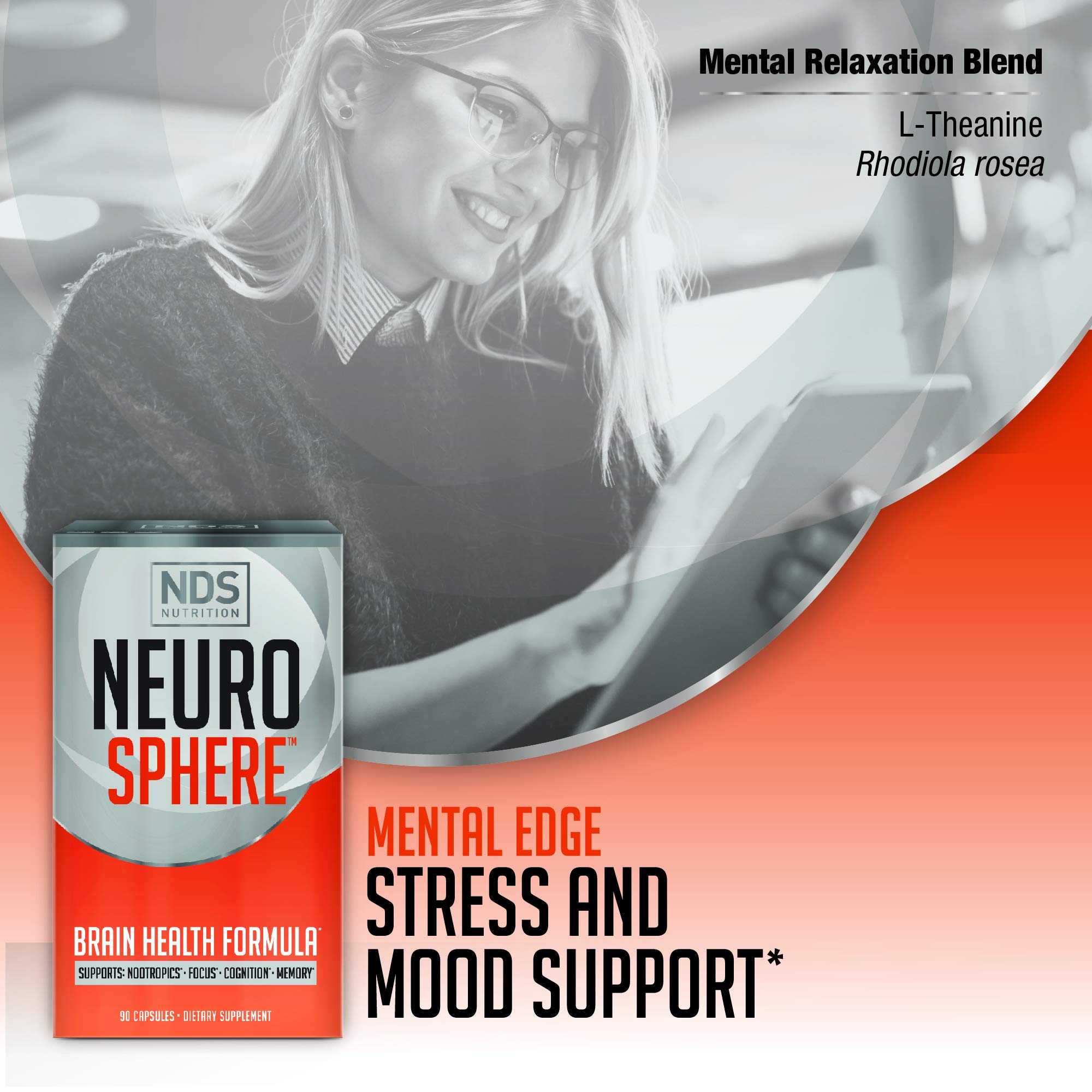 FitLife Brands Nutrition Neuro Sphere - Brain Health Formula - Nootropic, Increase Focus and Energy, Enhance Concentration, Antioxidant and Immunity Support - 90 Capsules FitLife Brands uk supplements