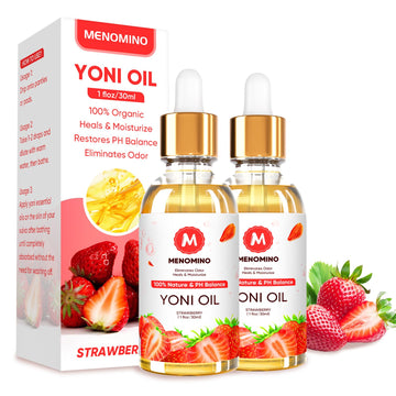 2 Pack Yoni Oil Feminine Oil for Women pH Balance - Feminine Deodorant - Vaginal Moisturizer - Eliminates Odor MENOMINO uk supplements