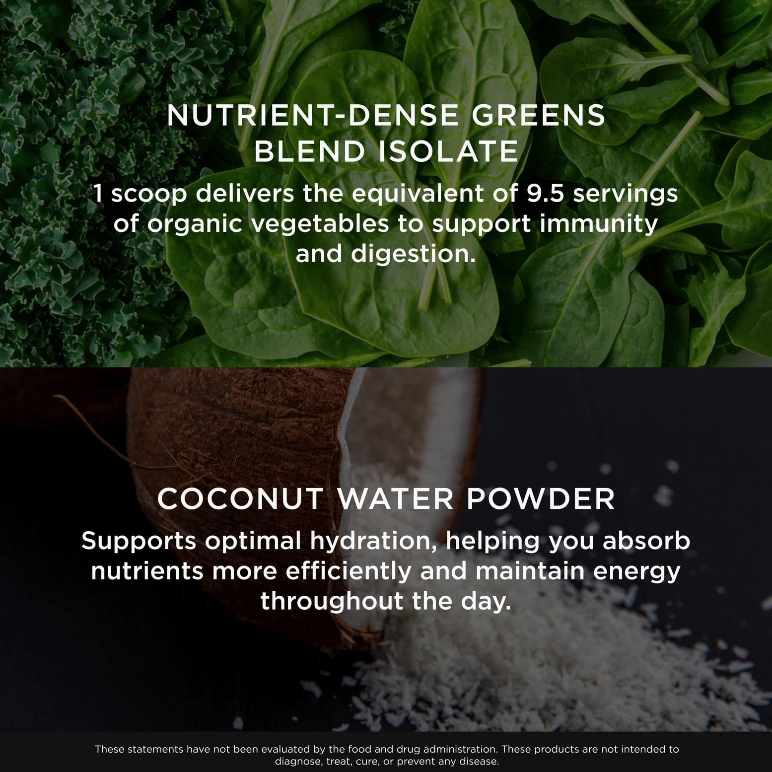 The Genius Brand Daily Superfood Greens - Organic Plant-Based Powder - Pineapple Flavor - Whole Food Blend with Greens, Fruits & Veggies - 30 Serving The Genius Brand uk supplements
