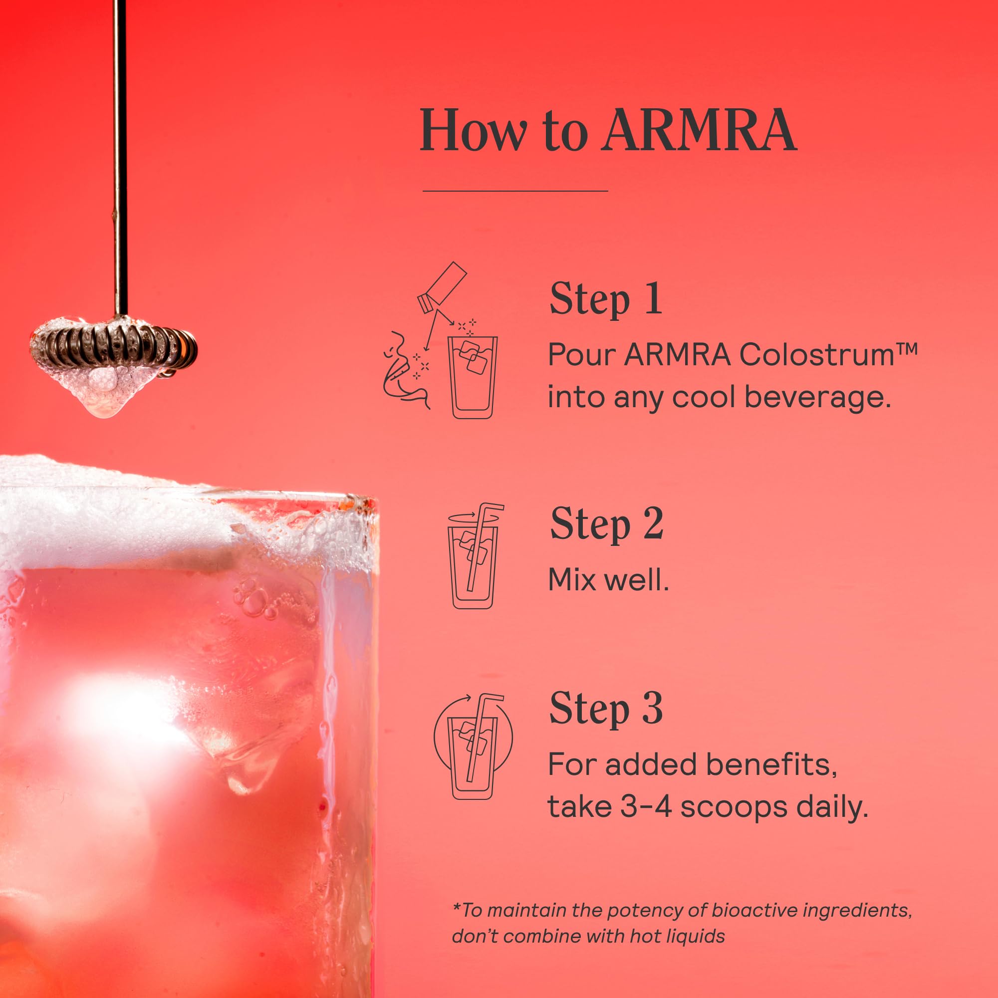 ARMRA Colostrum Powder | Vine Watermelon | Gut Health & Bloating | Skin & Hair | Immunity | Keto, Gluten & Fat-Free | 60 Servings ARMRA uk supplements