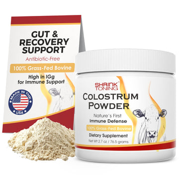 Shrink Colostrum Powder 2.7 oz – Natural Bovine Colostrum Supplement for Overall Health shrink uk supplements