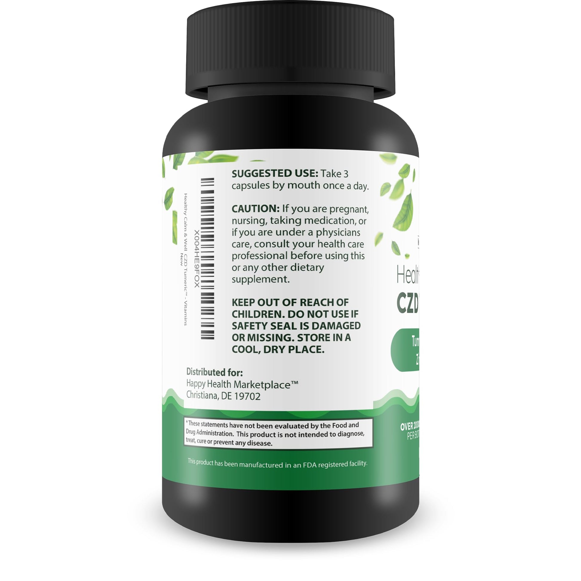 Healthy Calm & Well CDZ Gummies Capsules - Our Best CDZ Supplement Vitamin C D and Zinc - Turmeric Vitamin C D Zinc Magnesium - Our Best Calmwell Cdc Gummies Capsules Zinc Vitamin C Vitamin D Turmeric Happy Health Marketplace uk supplements