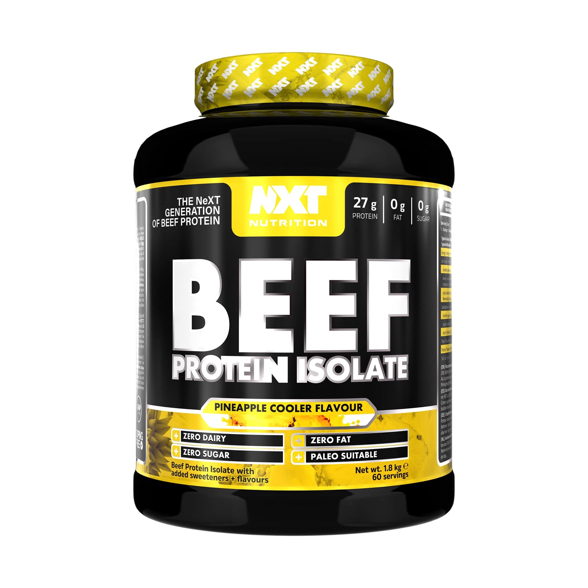 NXT Nutrition Beef Protein Isolate Powder - Protein Powder High in Natural Amino Acids NXT Nutrition uk supplements