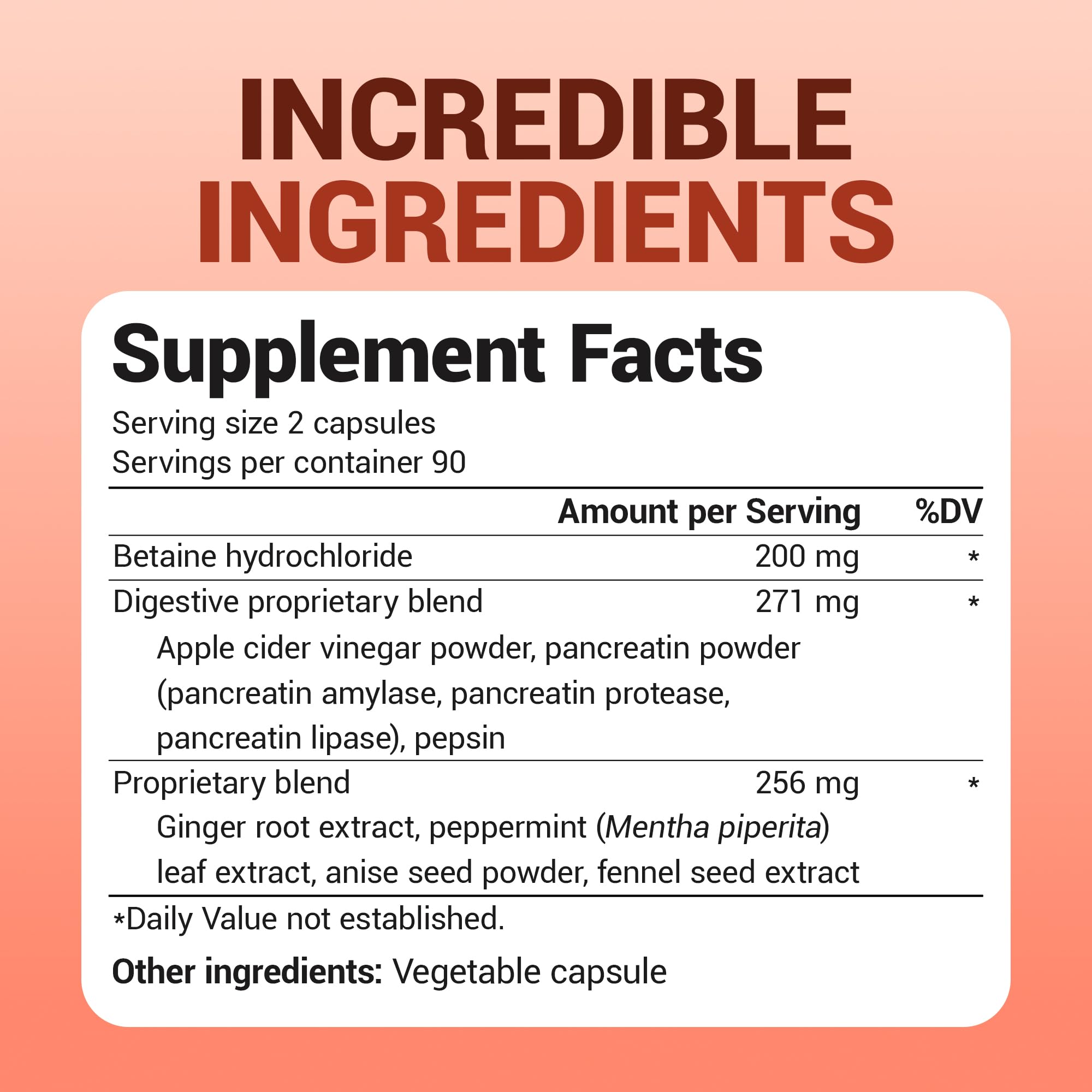 Dr. Berg Advanced Digestive Enzymes with Apple Cider Vinegar - Includes Digestive Health Ingredients Like Betaine Hydrochloride (HCI), Ginger Root & Peppermint Leaf - 180 Capsules Dr. Berg Nutritionals uk supplements