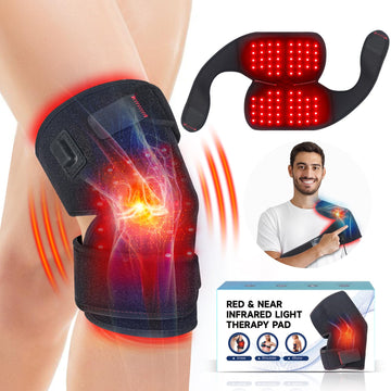 Red Light Therapy for Knee, Infrared Red Light Therapy Device Wrap Belt with 660nm Red Light RUISQM uk supplements