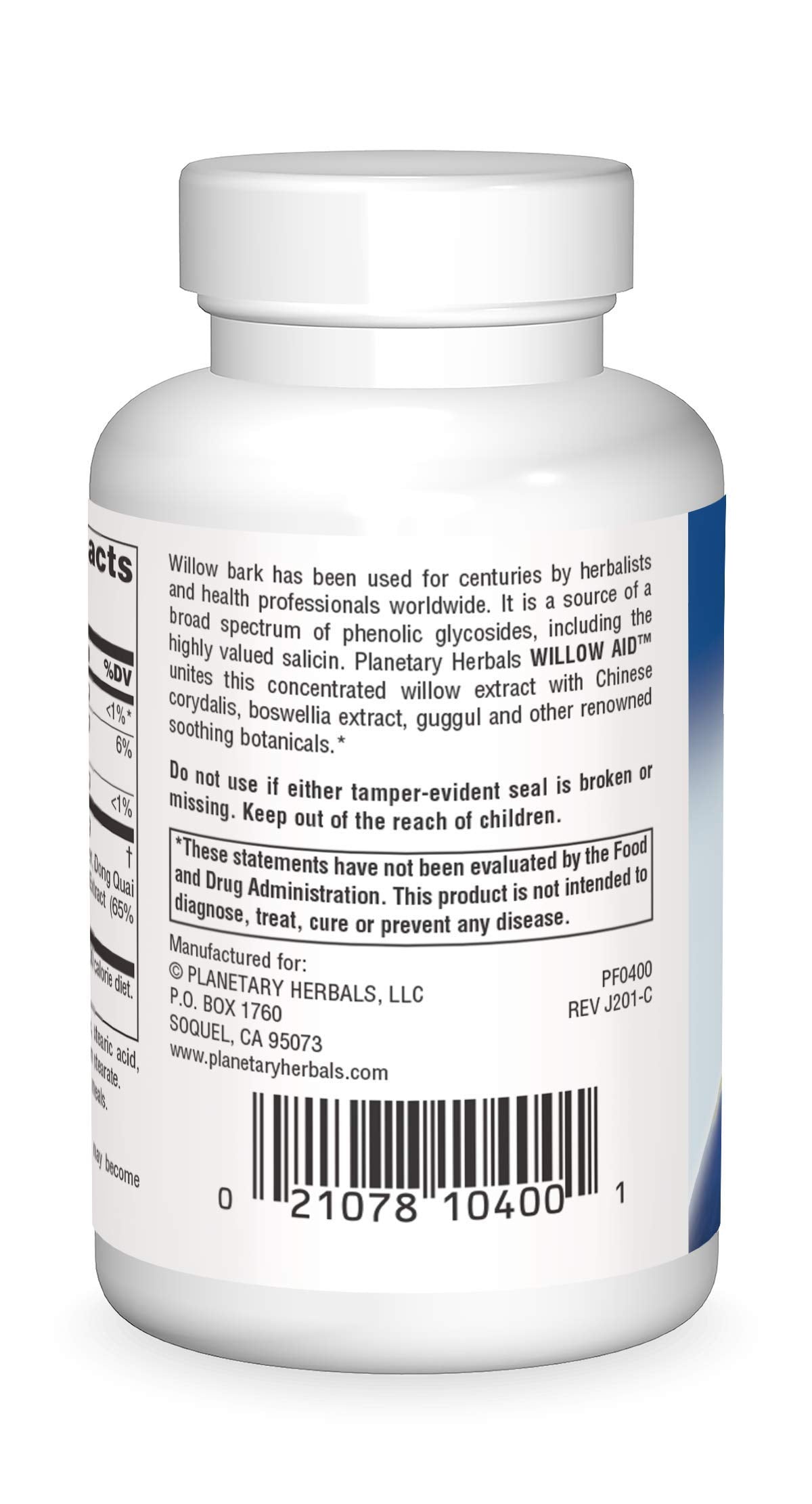 Planetary Herbals Willow Aid Tablets, 60 Count Planetary Herbals uk supplements
