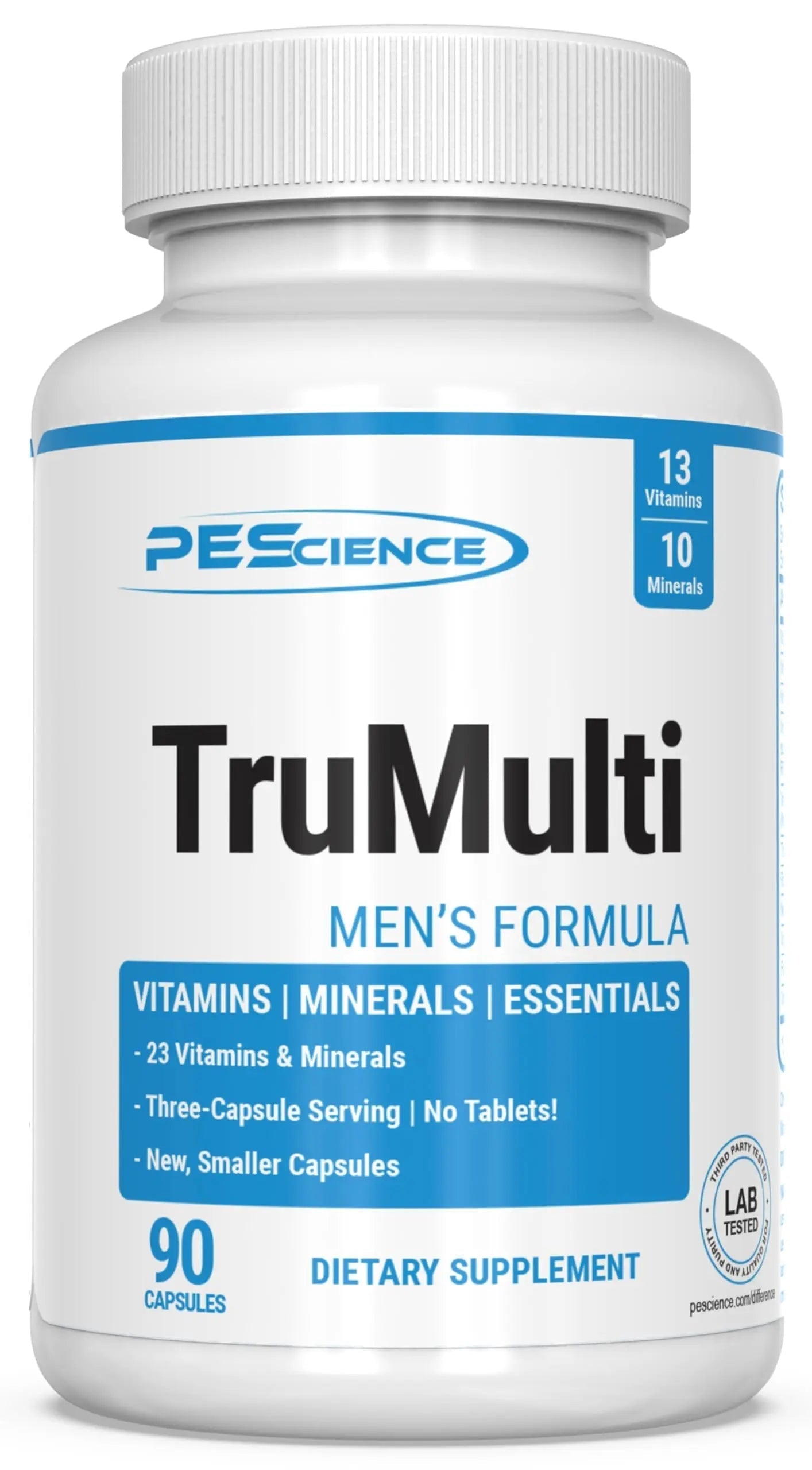 PEScience TruMulti Multivitamin for Men, Daily Formula with Premium Vitamin C, D, Zinc, Chromium Picolinate Supplement for Immune Support PEScience uk supplements