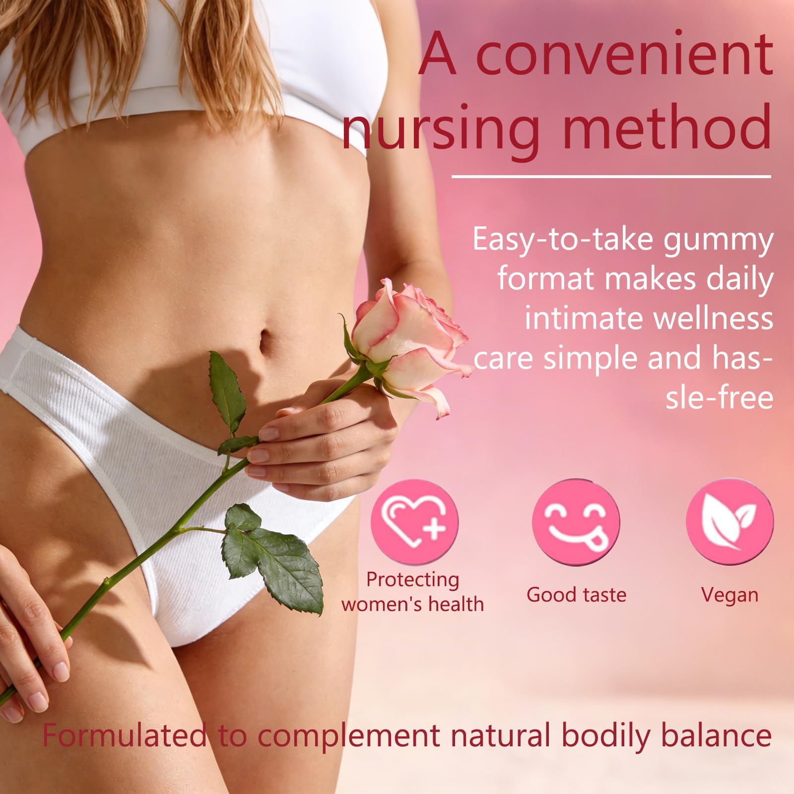YFDSRF Feminine Balance Probiotic Gummies for Women - with Hawaiian Pineapple, pH Balance Support, Healthy Odor & Flora, Vaginal & Immune Health, Vegan Dietary Supplement - 60 Gummies (1) YFDSRF uk supplements