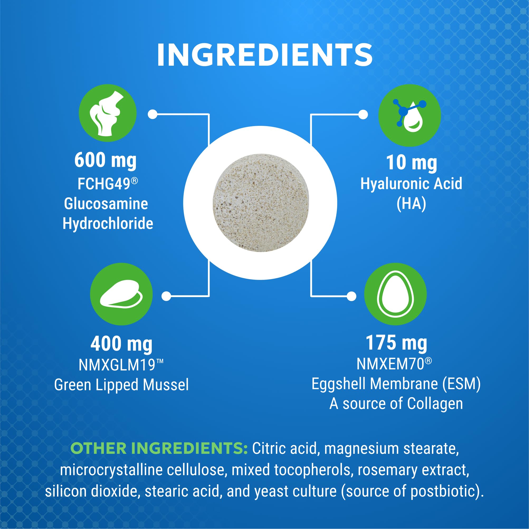 Nutramax Cosequin Elements Dog Joint Health Supplement with Glucosamine, Green Lipped Mussel, Omega-3s, Eggshell Membrane, Hyaluronic Acid, & Postbiotics, 75 Tasty Chewable Tablets for Dogs Nutramax Laboratories uk supplements