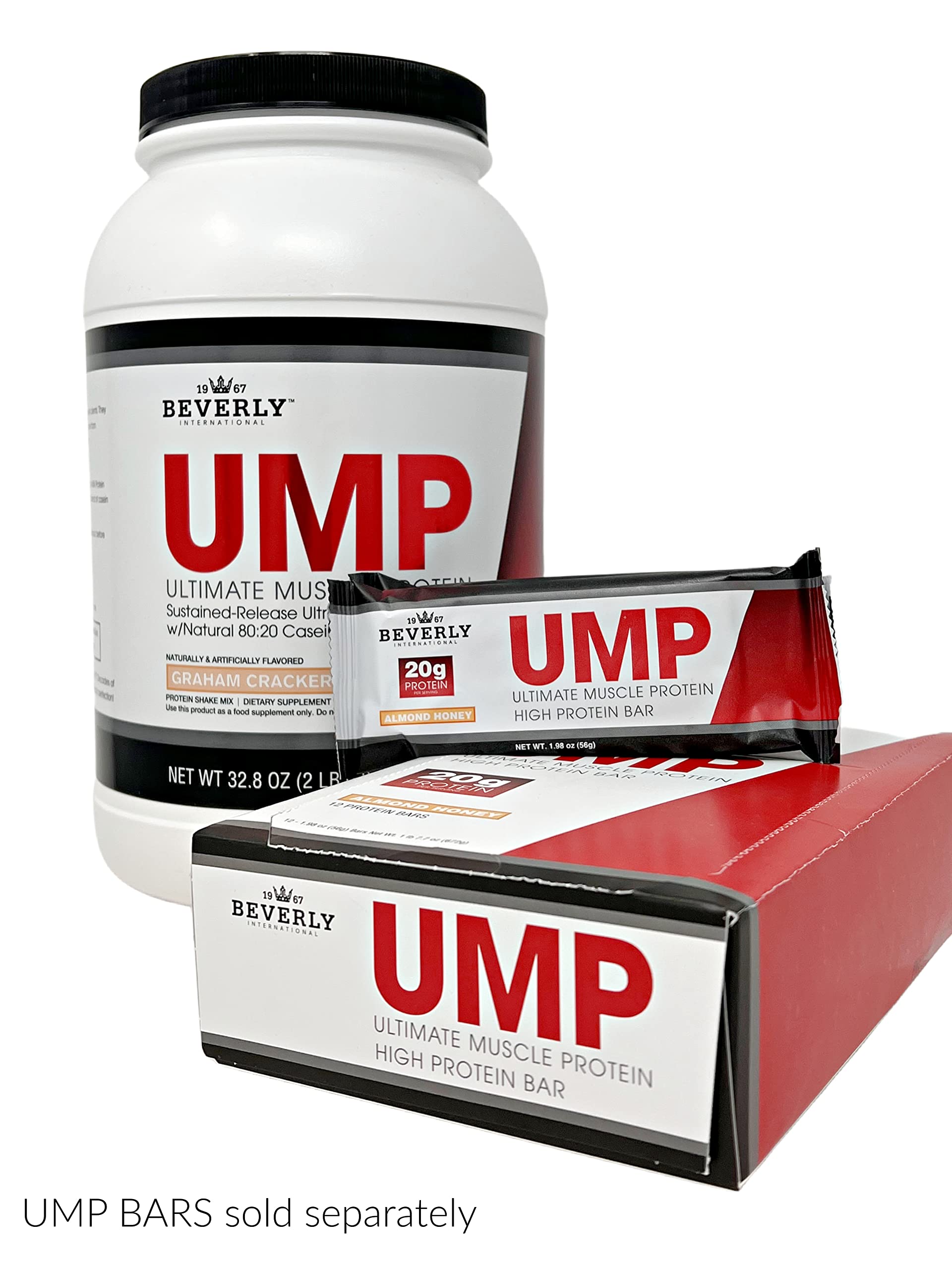 Beverly International UMP Protein Powder, Graham Cracker. Unique Whey-Casein Ratio Beverly International uk supplements