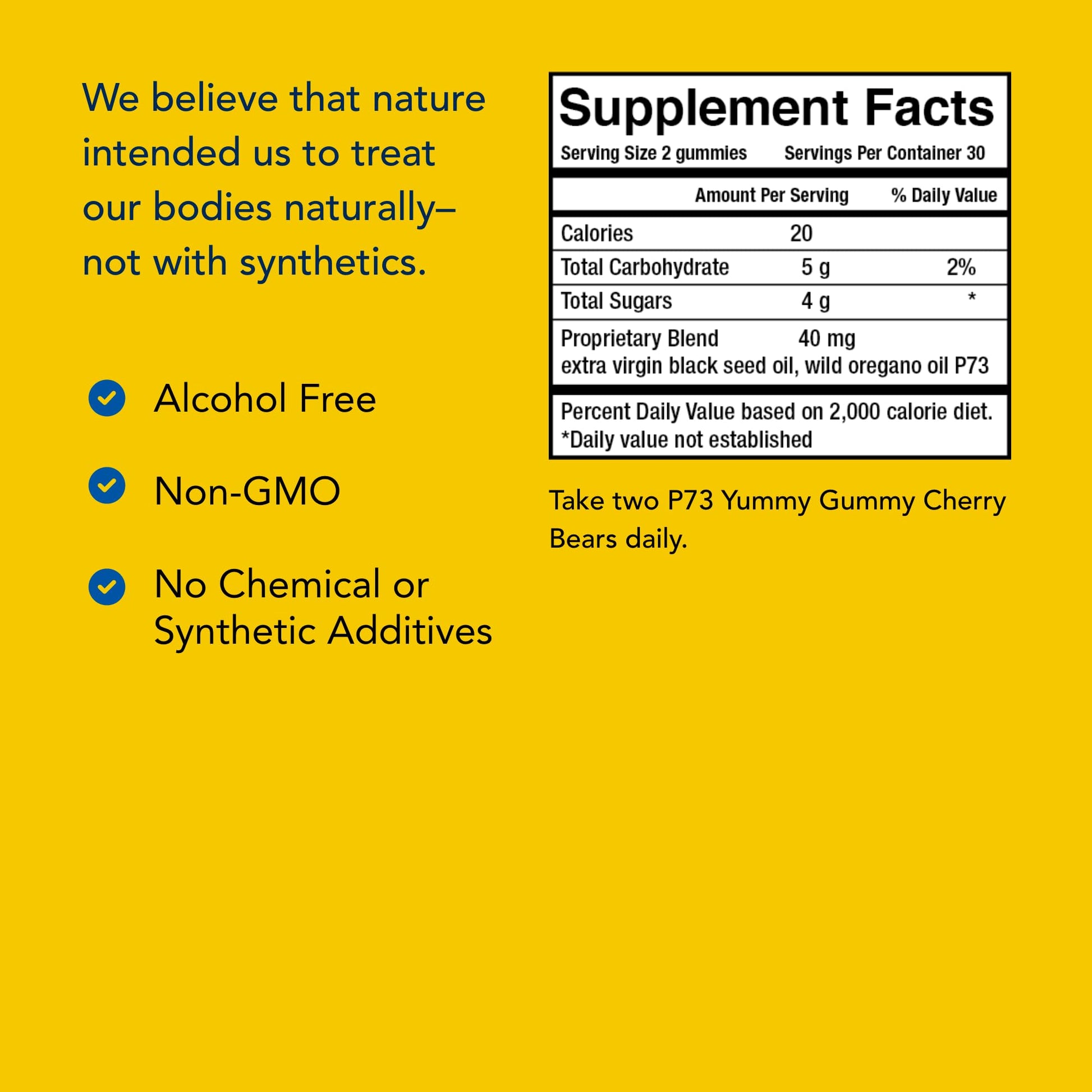 NORTH AMERICAN HERB & SPICE kid-e-kare Yummy Gummy Cherry Bears - 60 Real Cherry Gummies - Daily Immune Support for Children - With P73 Oreganol & Black Seed Oil - Non-GMO - 30 Servings NORTH AMERICAN HERB & SPICE uk supplements
