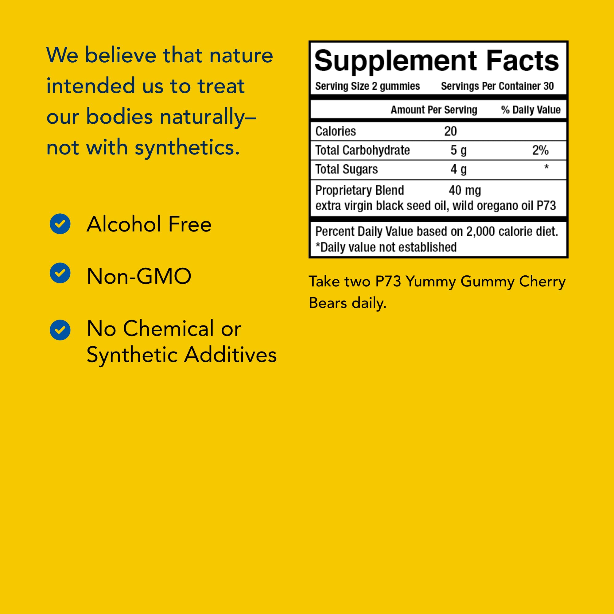 NORTH AMERICAN HERB & SPICE kid-e-kare Yummy Gummy Cherry Bears - 60 Real Cherry Gummies - Daily Immune Support for Children - With P73 Oreganol & Black Seed Oil - Non-GMO - 30 Servings NORTH AMERICAN HERB & SPICE uk supplements