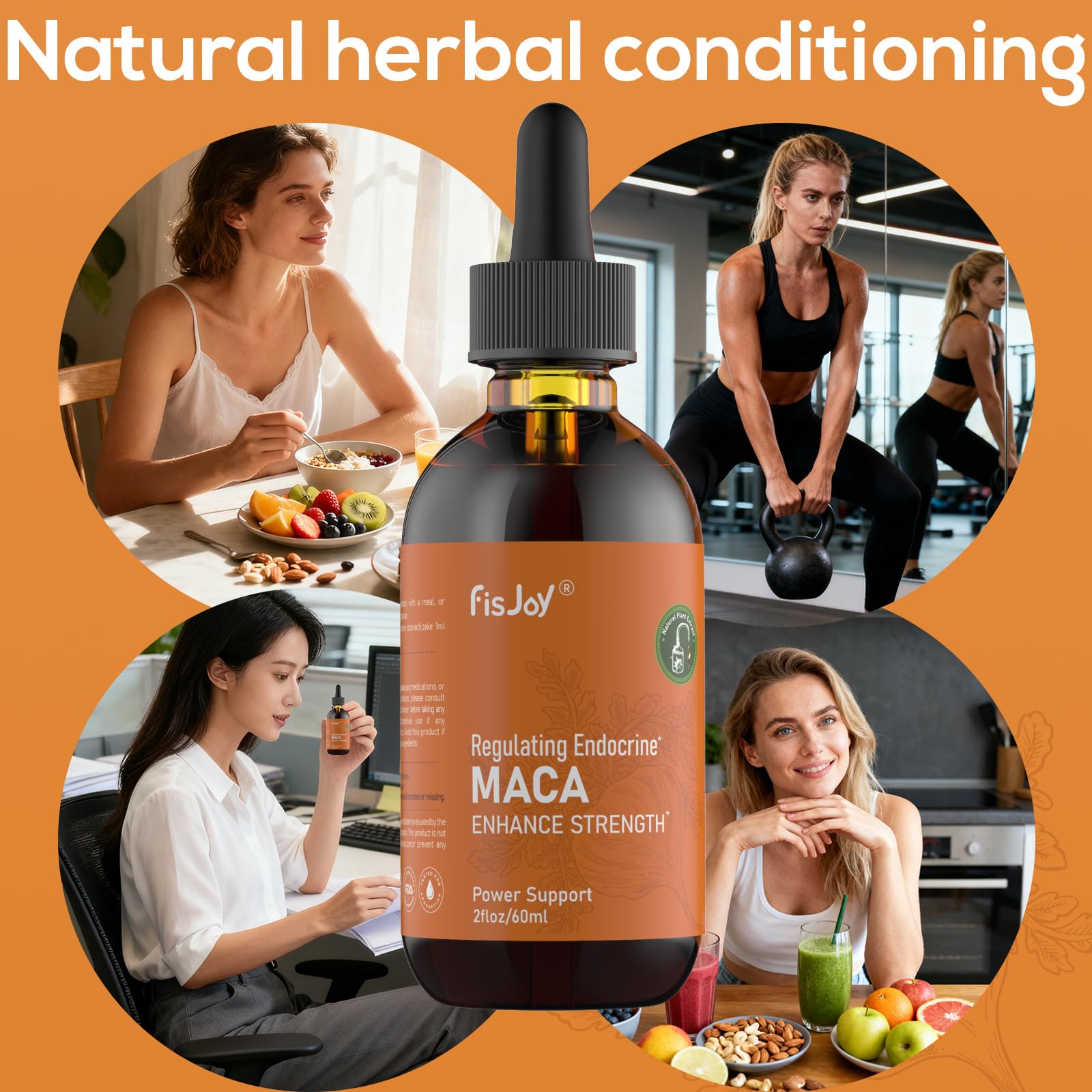 Fisjoy Organic Maca Liquid Drops with Ashwagandha & Beet Root – Supports Daily Vitality & Overall Wellness – Non-GMO, Vegan Herbal Supplement, 2 fl oz (60 mL) Fisjoy uk supplements