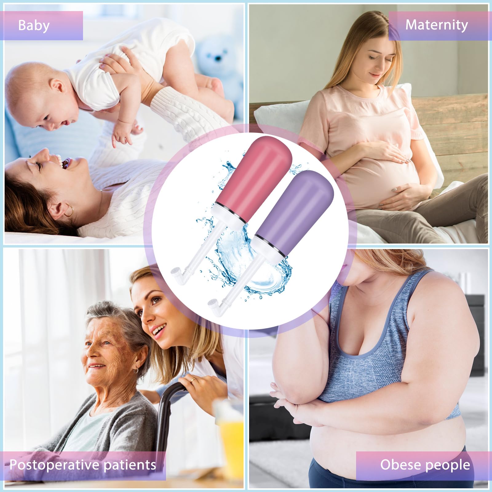 Peri Bottle for Postpartum Care, 13.5 OZ Perineal Bottle for Recovery and Cleansing After Birth VicnKioH uk supplements