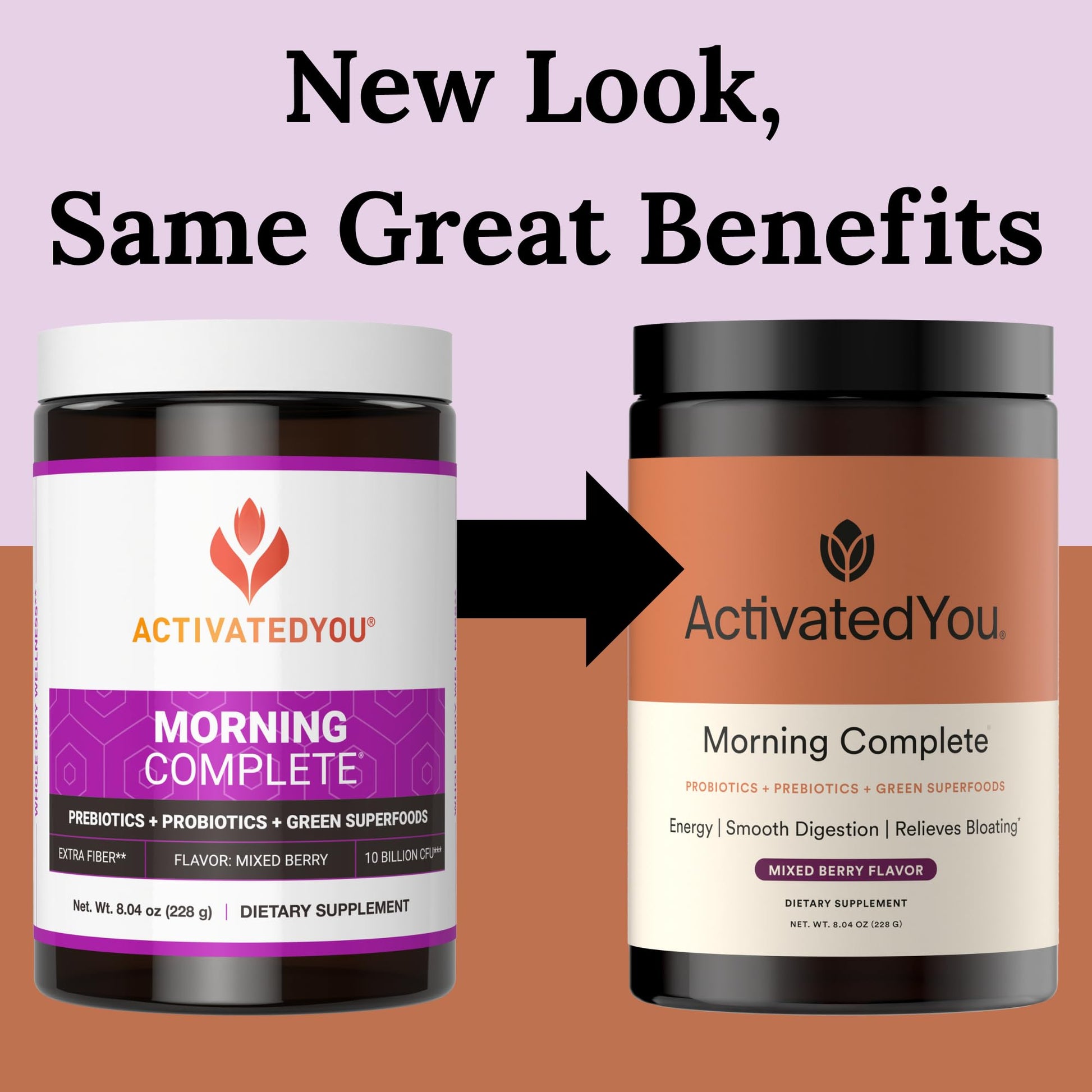 ACTIVATEDYOU Morning Complete Super Greens Powder Drink Mix - Gut Health Boost with Prebiotics, Probiotics, & Antioxidants - 10 Billion CFUs, Mixed Berry Flavor - Greens Superfood Powder - 3 Pack ACTIVATEDYOU uk supplements