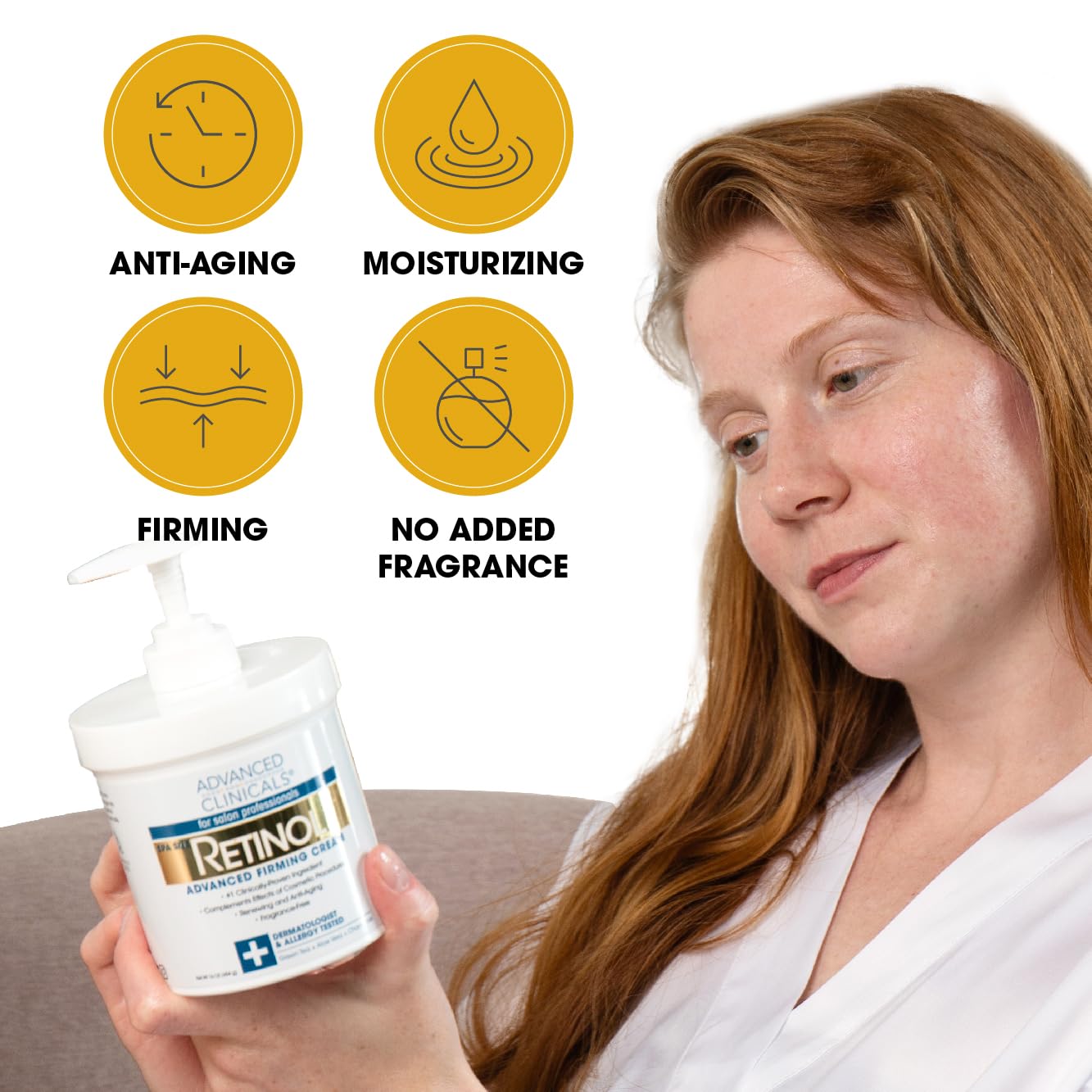 Advanced Clinicals Retinol Body Lotion + Collagen Cream 2pc Body Skin Care Set Advanced Clinicals uk supplements