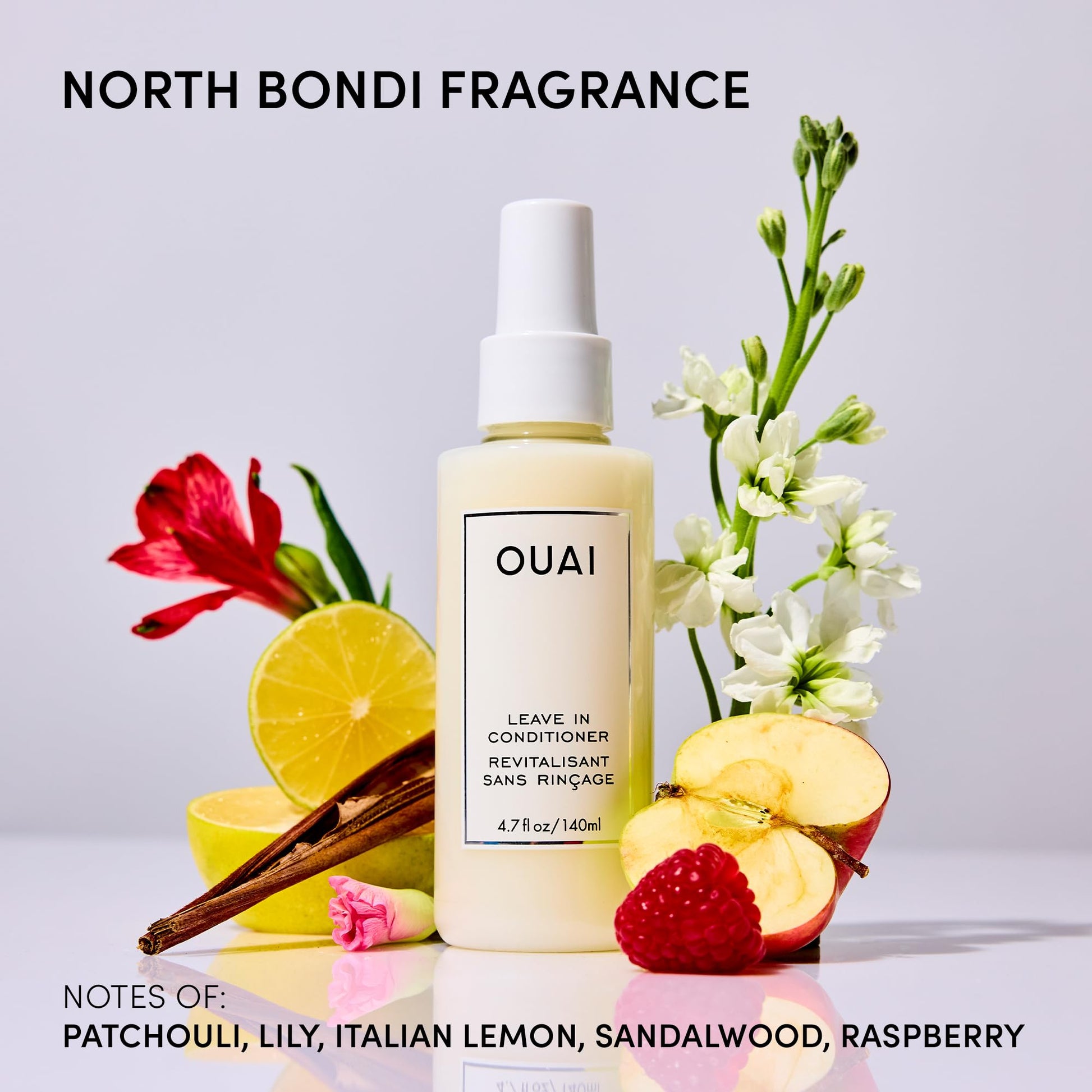 OUAI Leave In Conditioner & Heat Protectant for Hair - Prep Hair for Styling or Use as Detangling Spray to Fight Frizz & Flyaways - No Parabens, Sulfates or Phthalates (4.7 oz) OUAI uk supplements