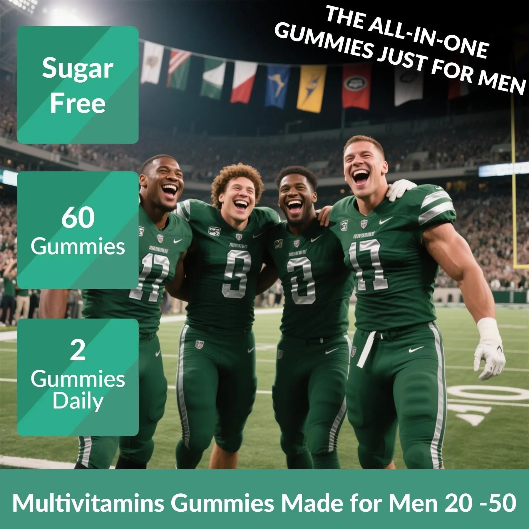 2 Pack Mens Multivitamins Gummies- Methylated Multivitamin for Men with Coq 10, Vegan Omega 3, Vitamins A C E D3 K2 B6 B12 B1 B2 Vigorintha uk supplements